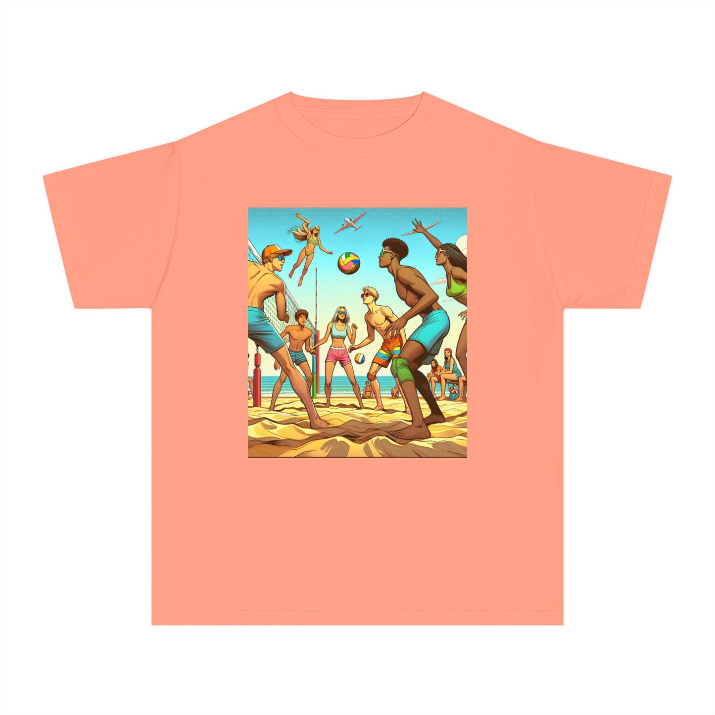 Volleyball Youth Midweight Tee