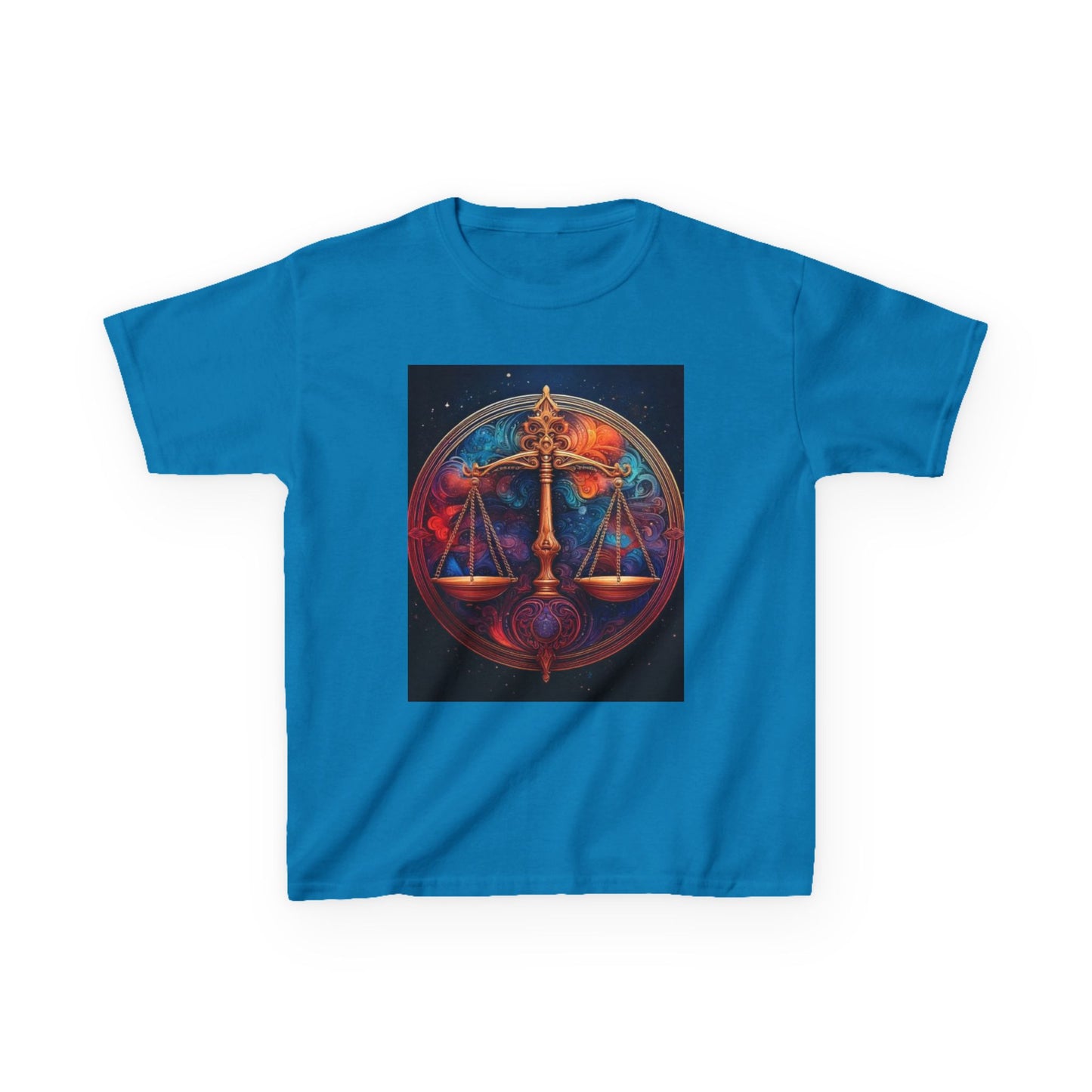 Libra Horoscope Kids Tee - Cosmic Zodiac T-Shirt for Astrology Lovers, Birthday Gift, Everyday Wear, Reference Guide, Unique Design