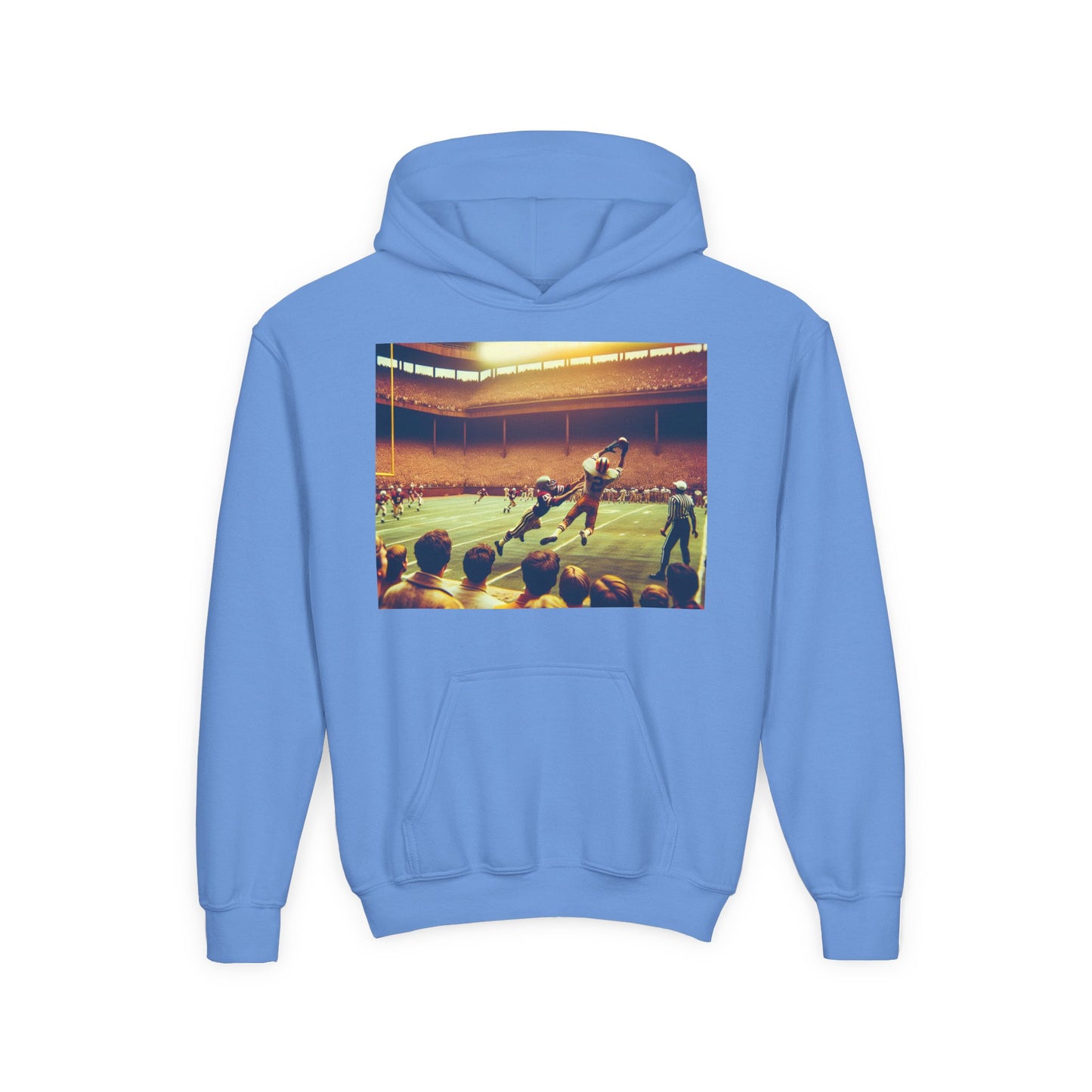 Football Youth Hoodie - Heavy Blend Sweatshirt