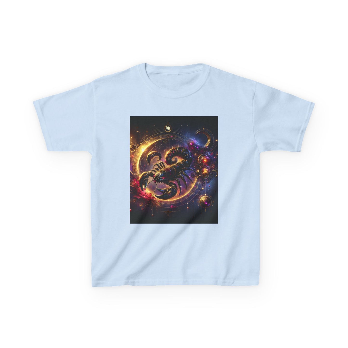 Scorpio Horoscope Kids Tee - Cosmic Zodiac T-Shirt for Astrology Lovers, Birthday Gift, Everyday Wear, Reference Guide, Unique Design