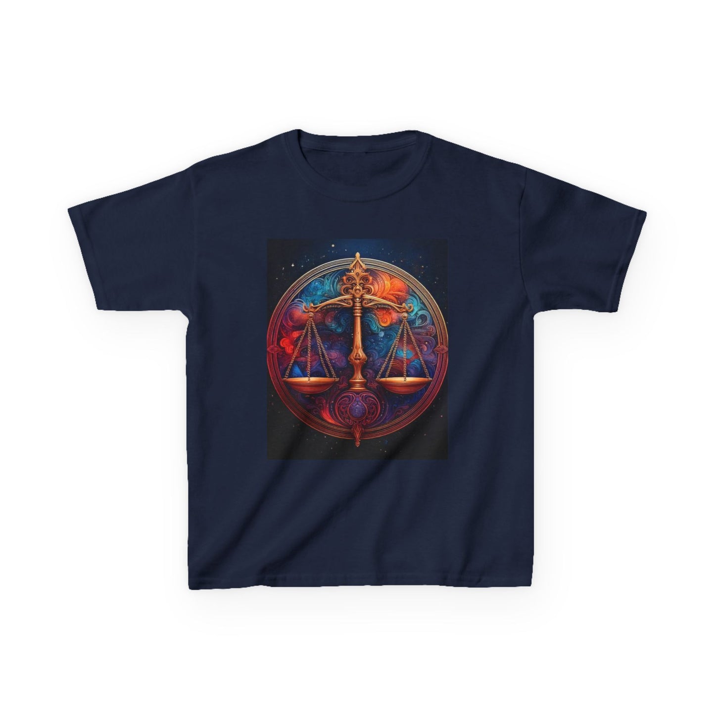 Libra Horoscope Kids Tee - Cosmic Zodiac T-Shirt for Astrology Lovers, Birthday Gift, Everyday Wear, Reference Guide, Unique Design