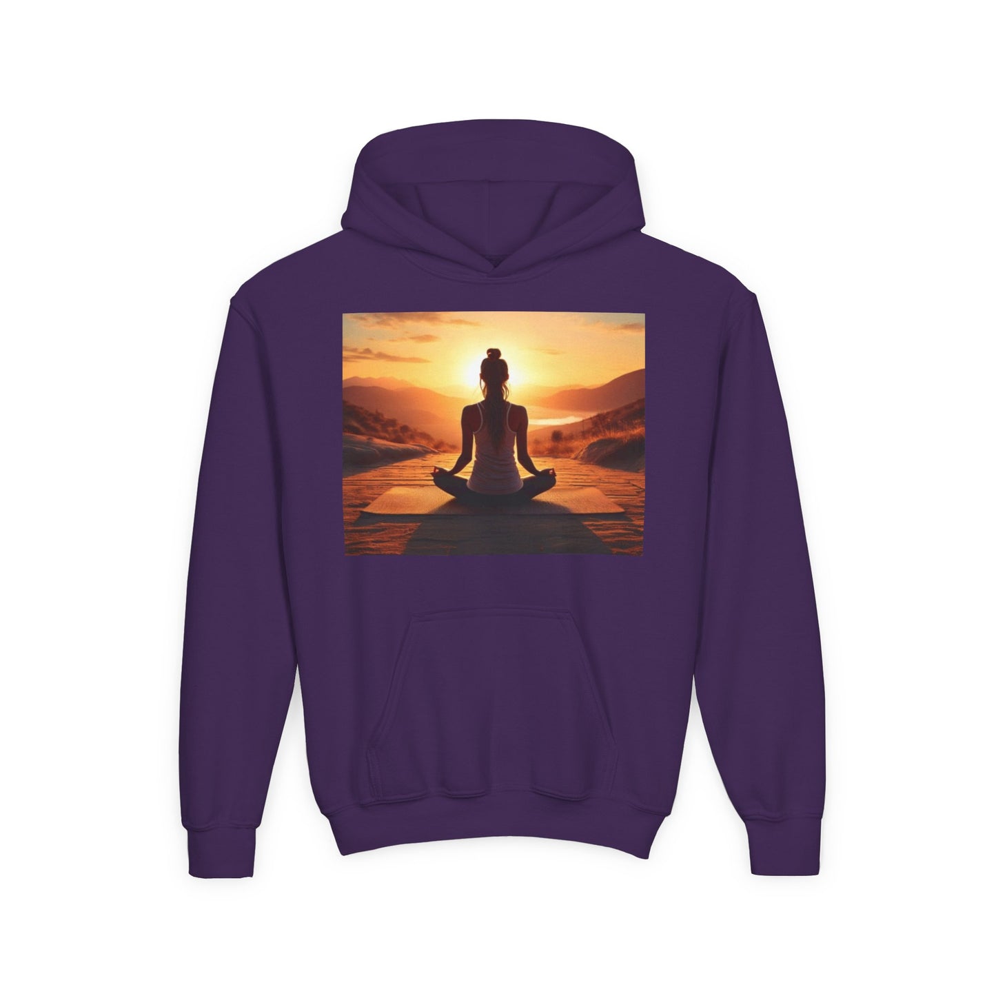 Yoga Youth Hoodie - Heavy Blend Sweatshirt