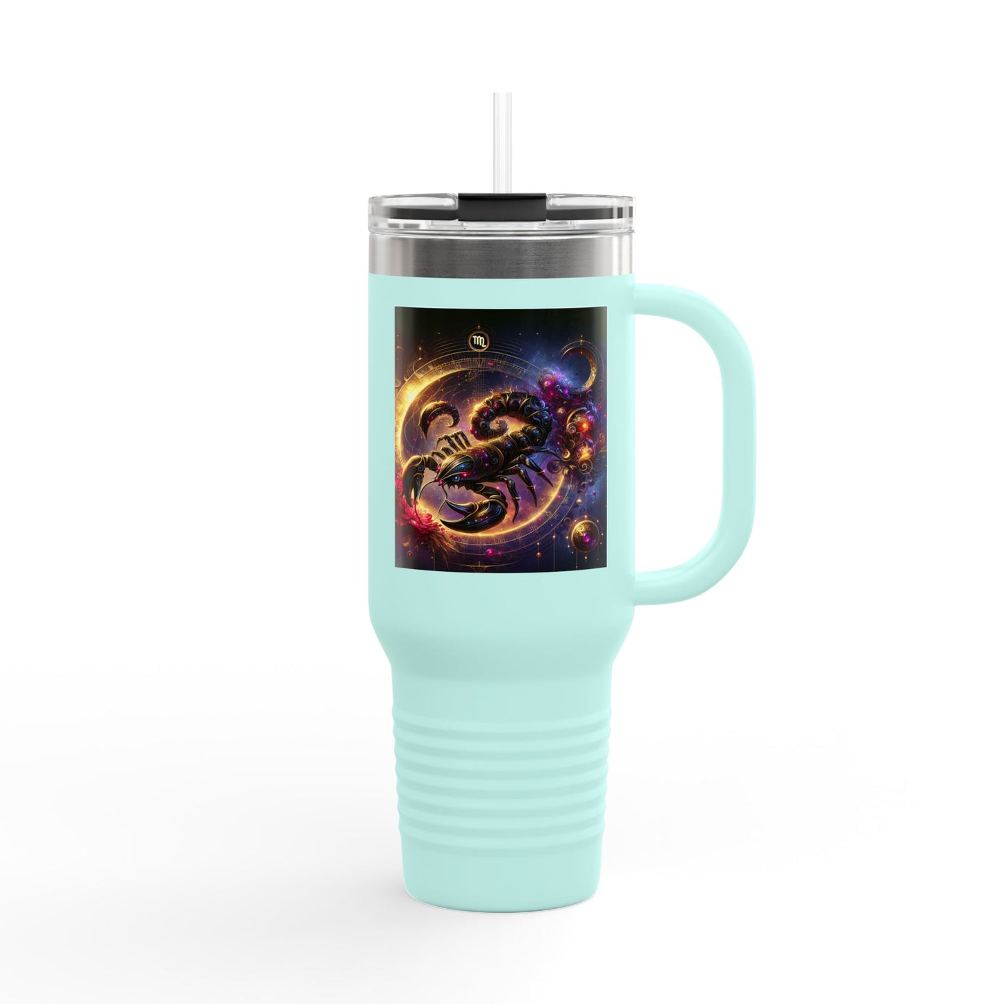 Scorpio Insulated Travel Mug, 40oz, Perfect for Zodiac Fans, Coffee, Tea, Water