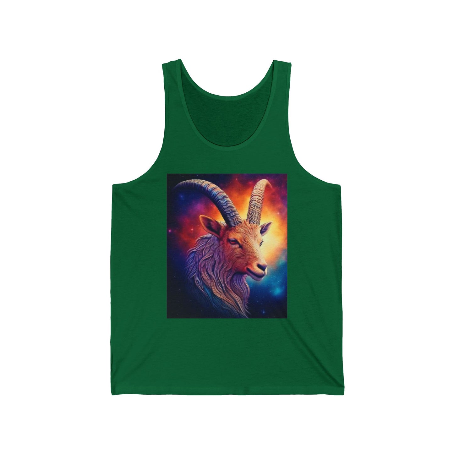 Capricorn Unisex Jersey Tank Top - Perfect for Festivals & Casual Wear