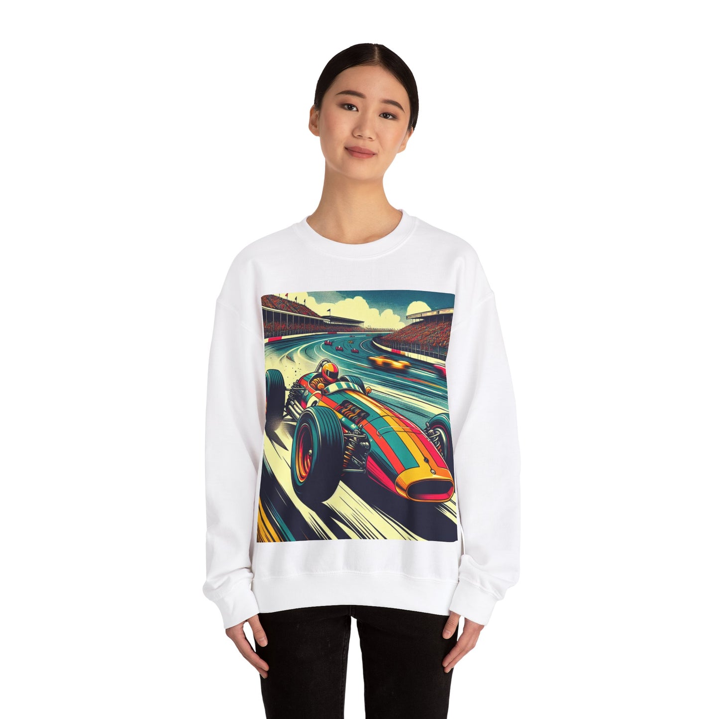 Race Car Crewneck Sweatshirt | Racing Apparel, Unisex Sweatshirt, F1 Gift, Motorsports Clothing, Car Enthusiasts Sweatshirt