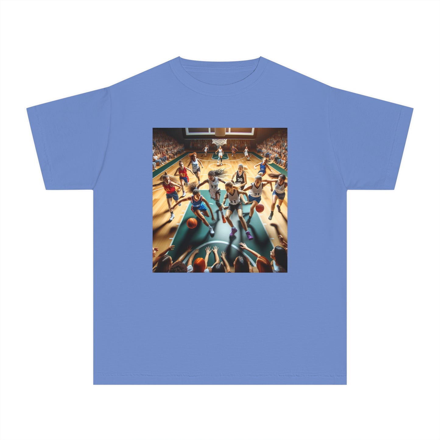 Basketball Youth Midweight Tee