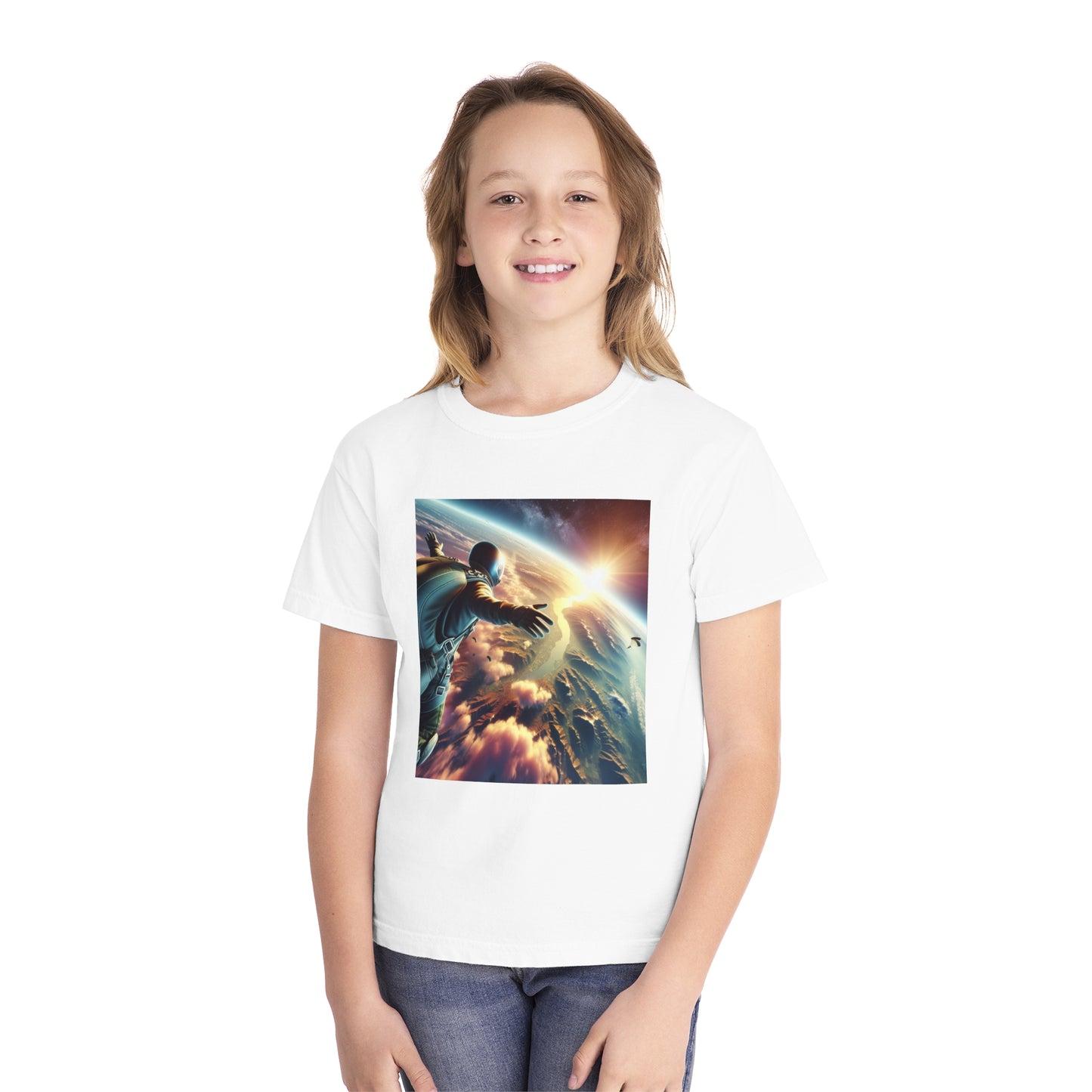Sky Diving Youth Midweight Tee