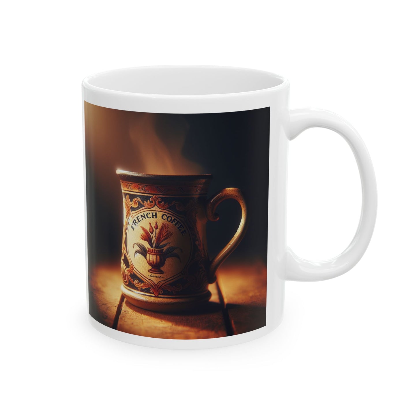 Grand French Coffee Ceramic Recipe Mug