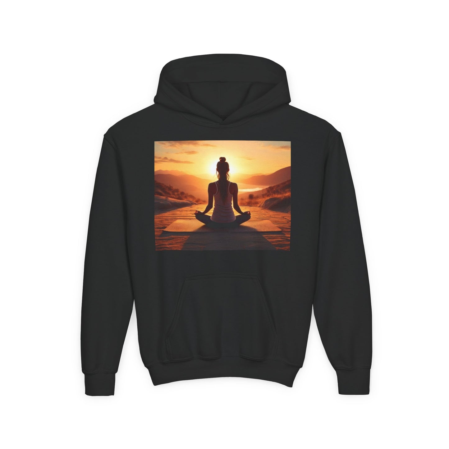 Yoga Youth Hoodie - Heavy Blend Sweatshirt
