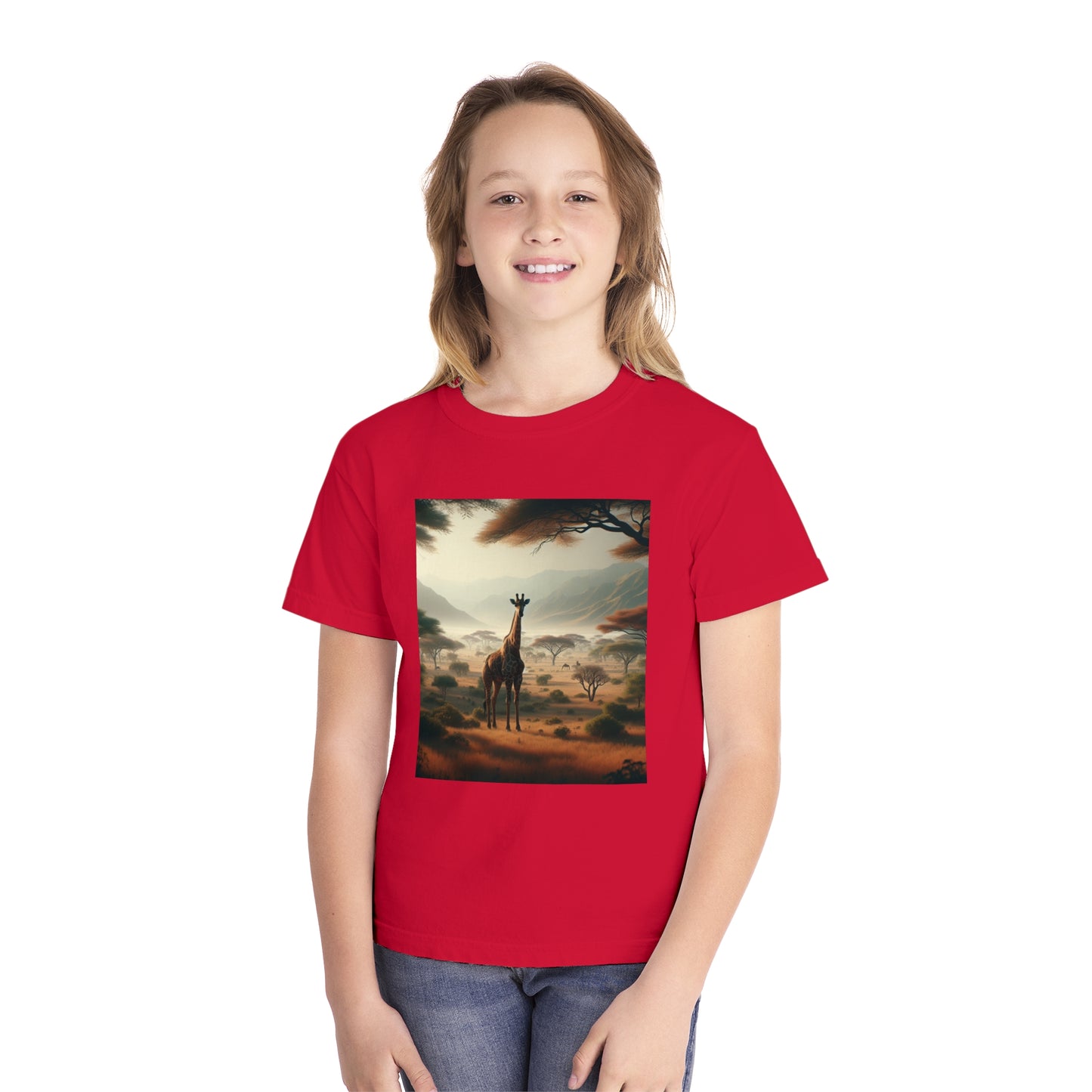 Giraffes Youth Midweight Tee