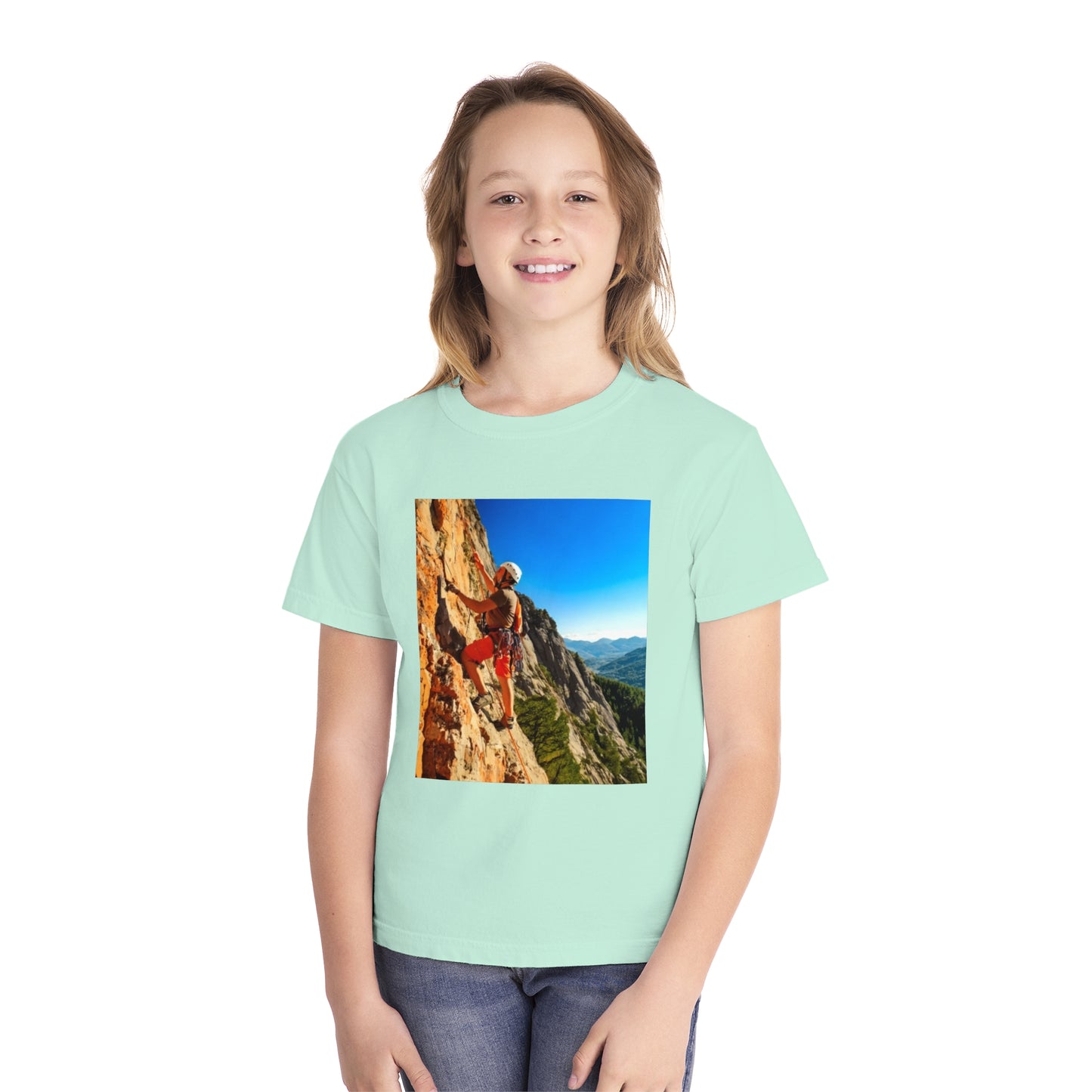 Rock Climbing Youth Midweight Tee