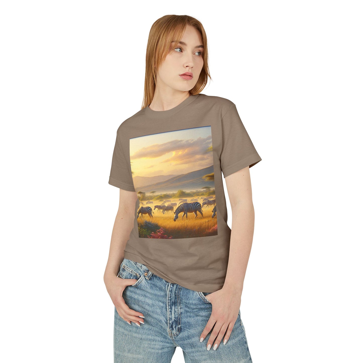 Zebras Heavyweight Tee - Unisex Garment-Dyed Shirt