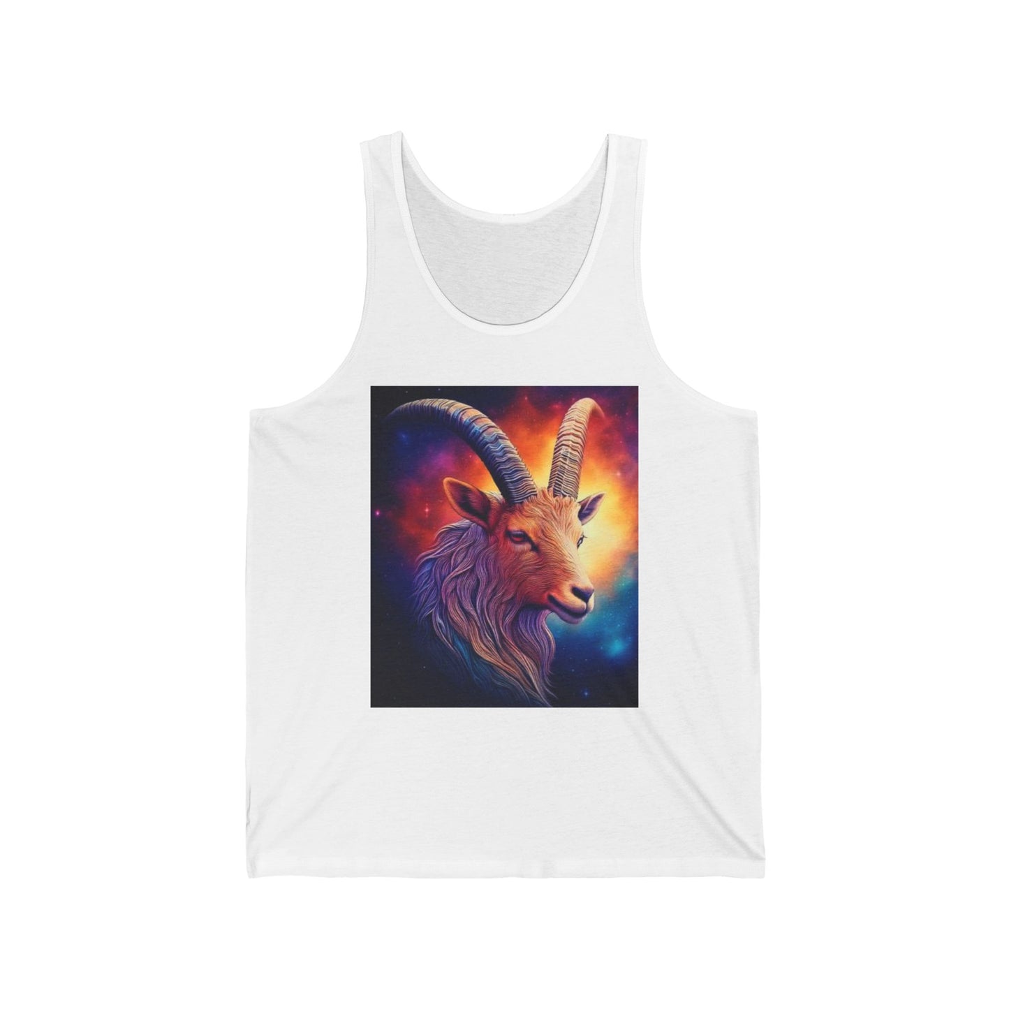Capricorn Unisex Jersey Tank Top - Perfect for Festivals & Casual Wear