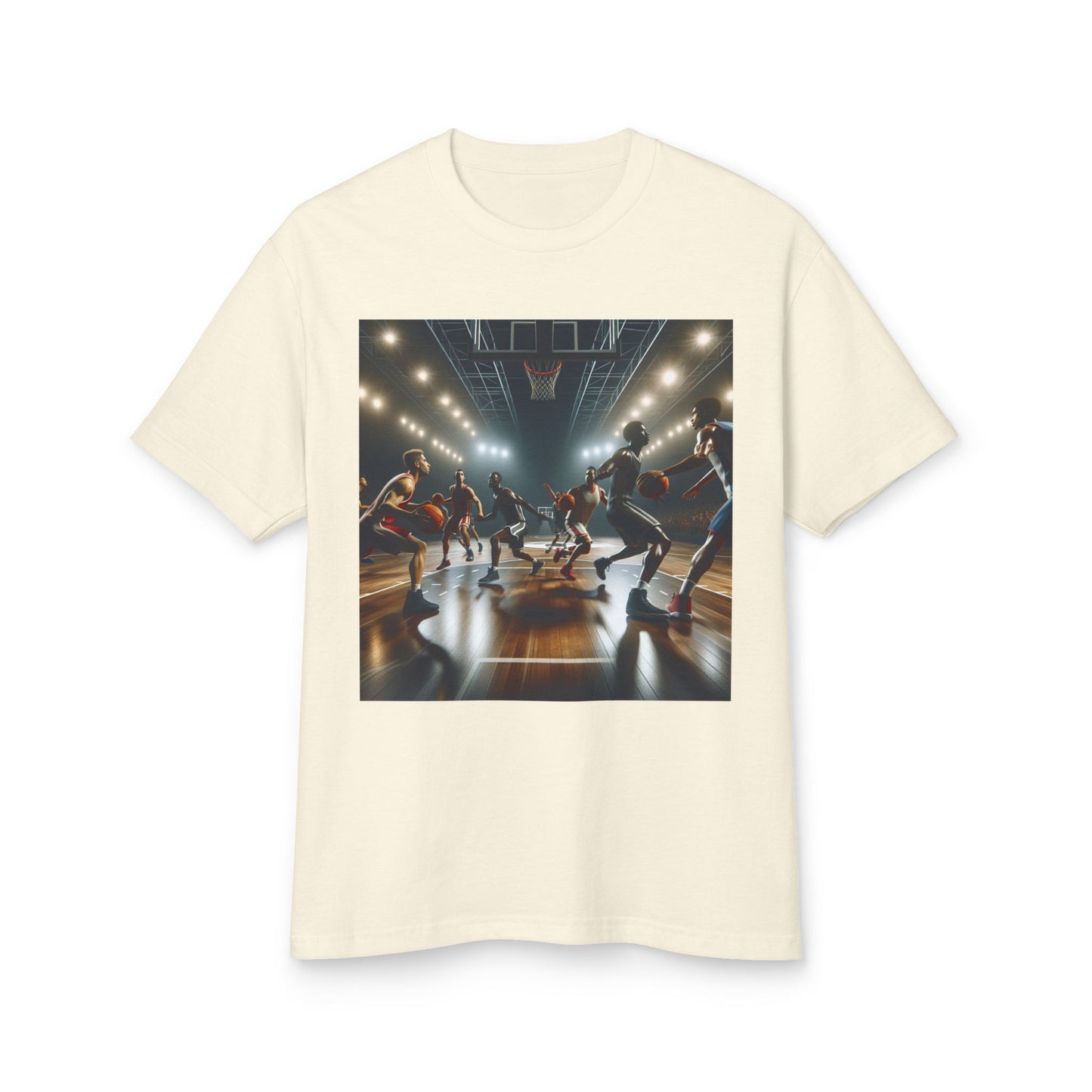 Basketball Heavyweight Tee - Unisex Garment-Dyed Shirt