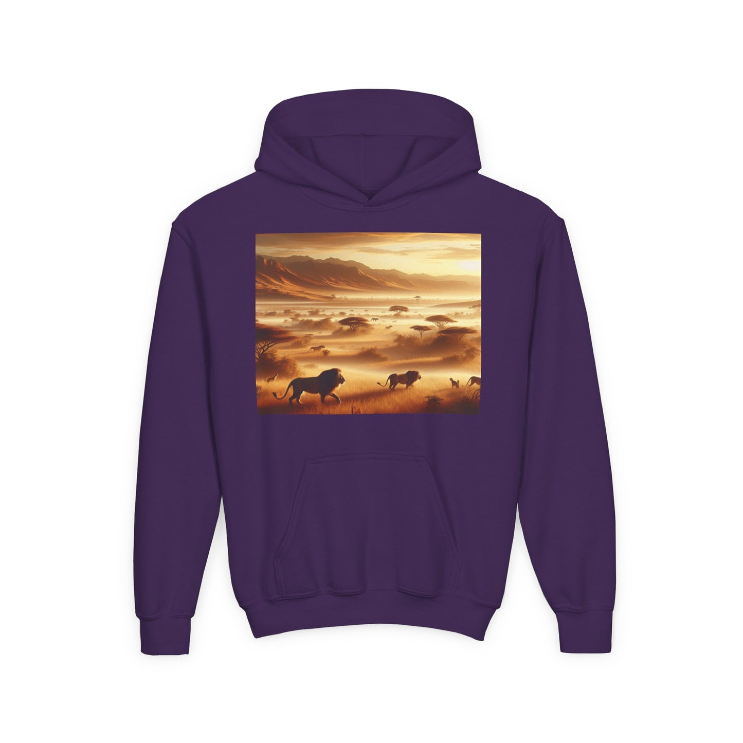 Lions Youth Hoodie - Heavy Blend Sweatshirt