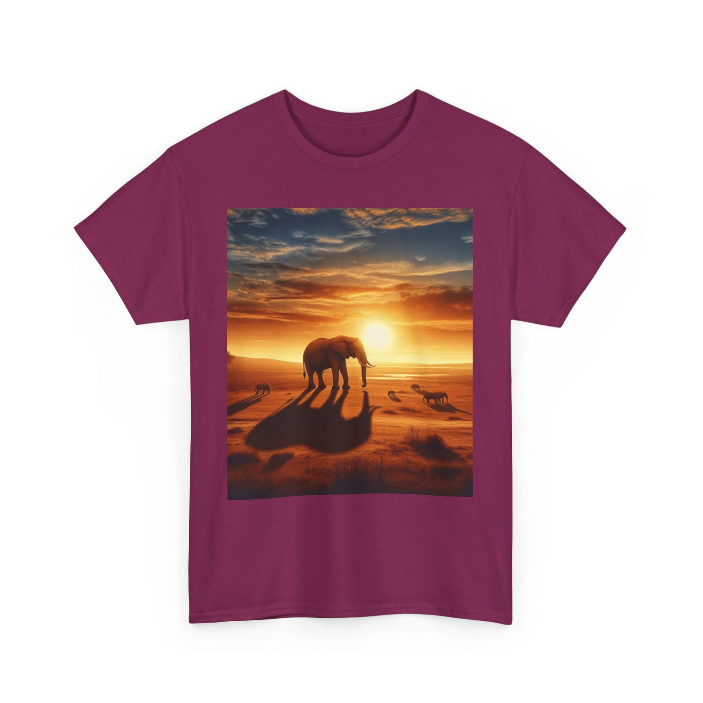 Elephants Women's Heavy Cotton Tee