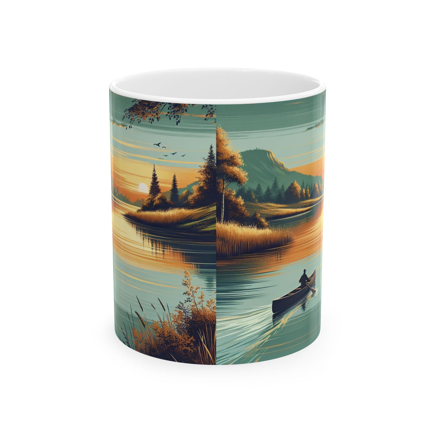 Canoeing Ceramic Mug