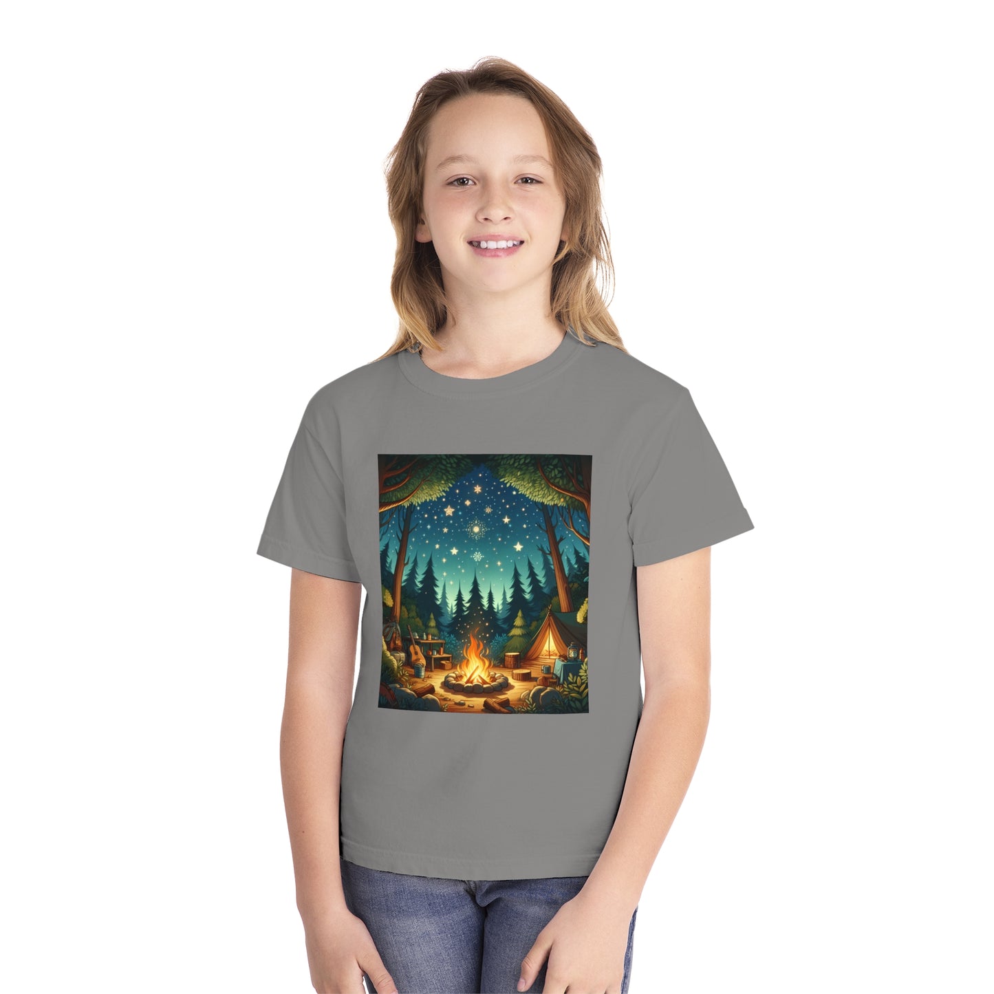 Camping Youth Midweight Tee