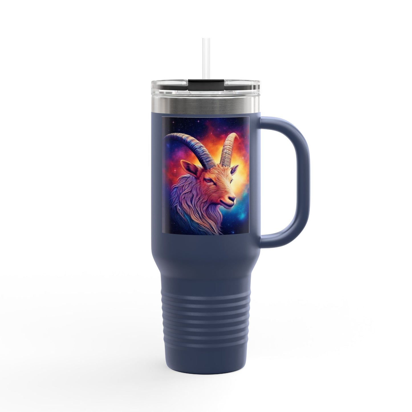 Capricorn Insulated Travel Mug, 40oz, Perfect for Zodiac Fans, Coffee, Tea, Water
