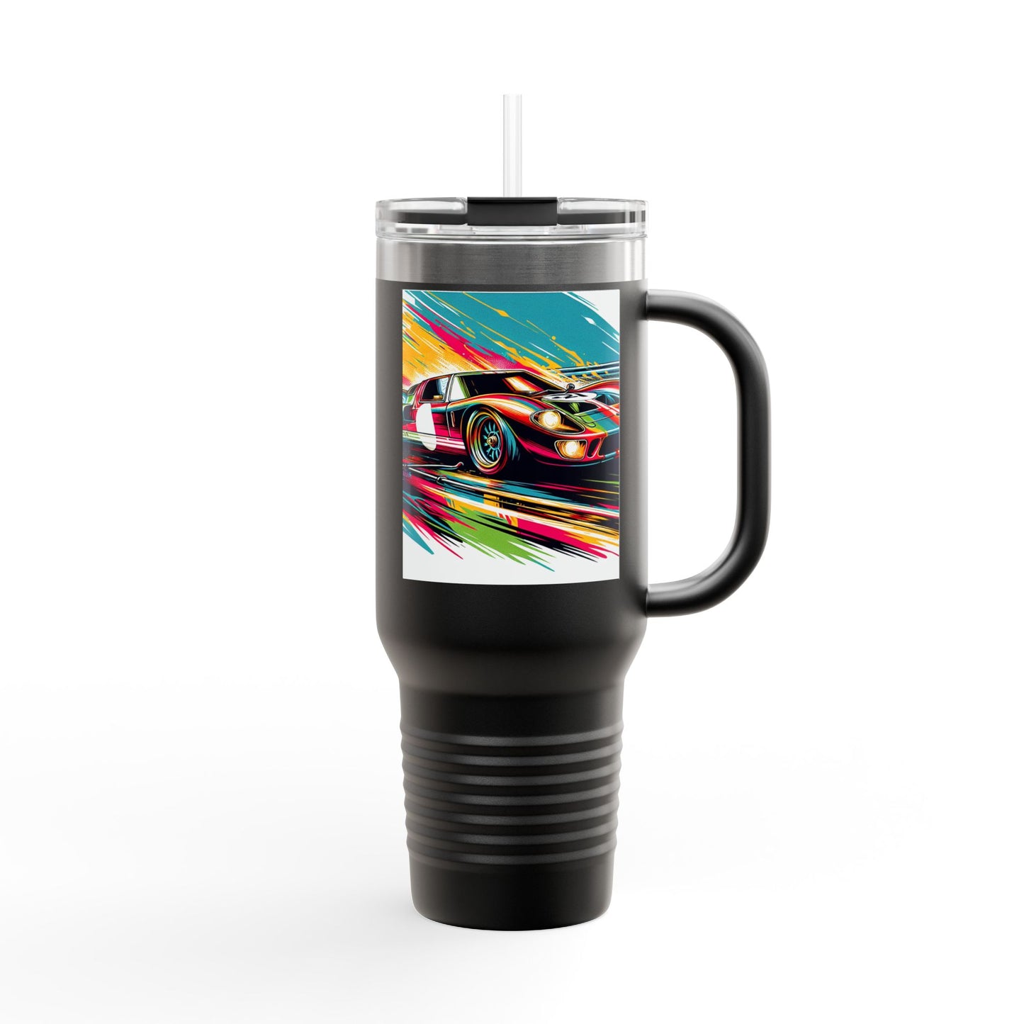 Vintage NASCAR Insulated Travel Mug, 40oz, Perfect for Fans, Sports Events, Coffee, Tea, Water