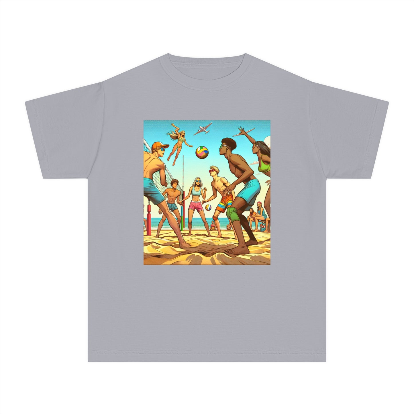 Volleyball Youth Midweight Tee