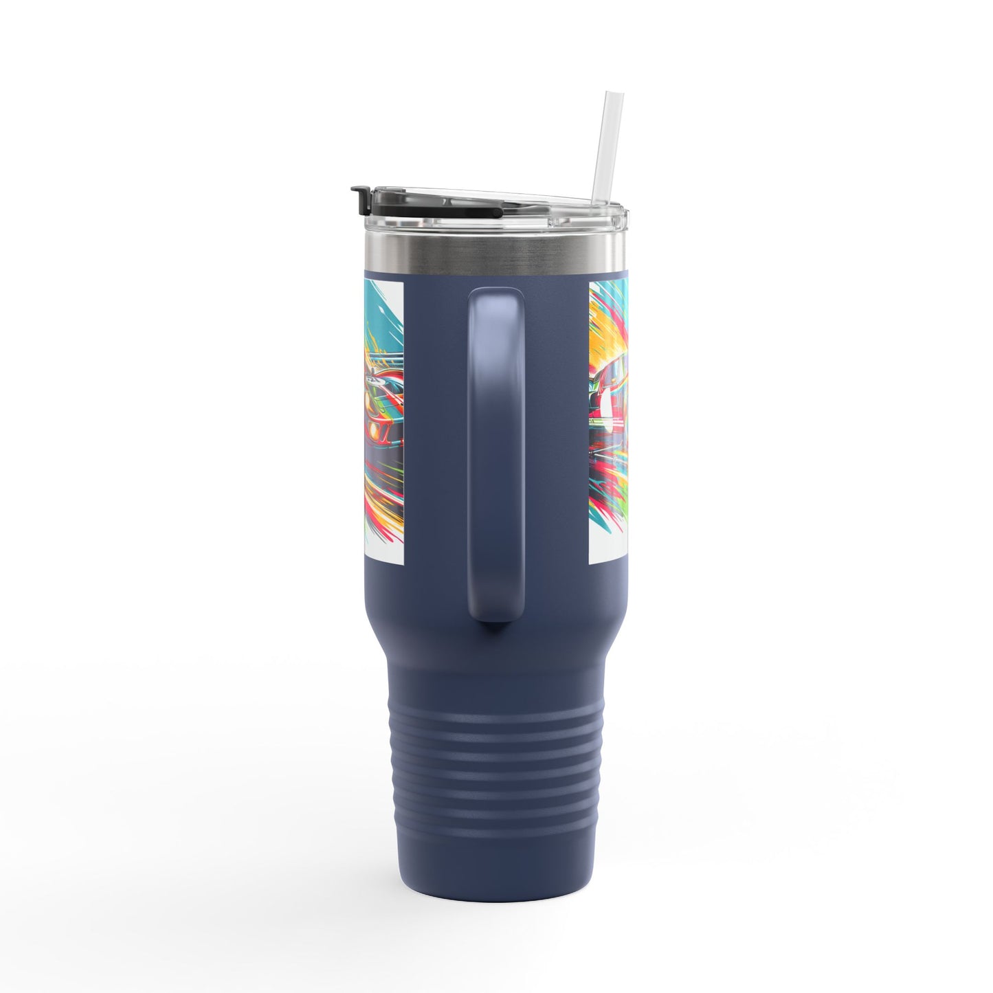 Vintage NASCAR Insulated Travel Mug, 40oz, Perfect for Fans, Sports Events, Coffee, Tea, Water