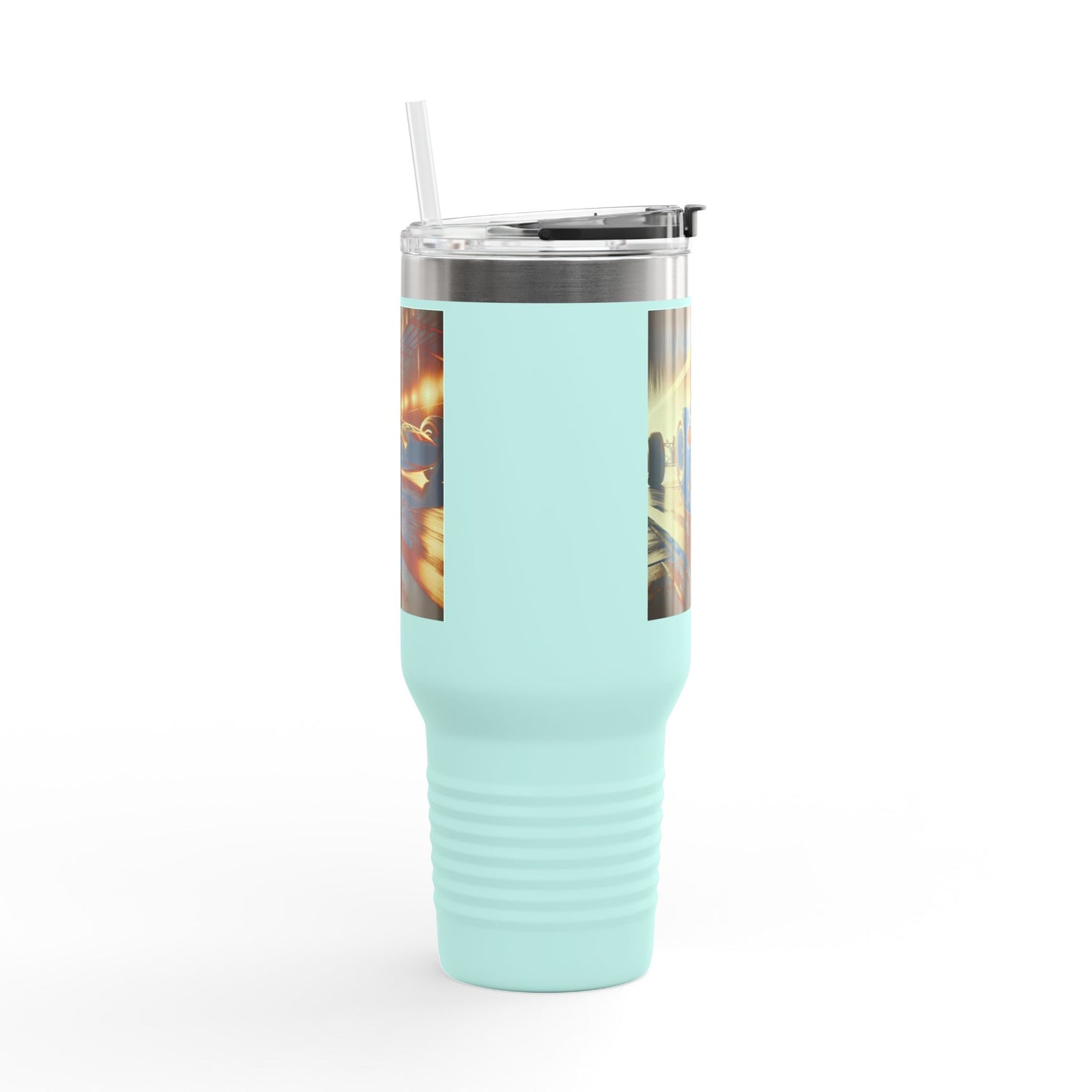 Vintage F1 Insulated Travel Mug, 40oz, Perfect for Fans, Sports Events, Coffee, Tea, Water
