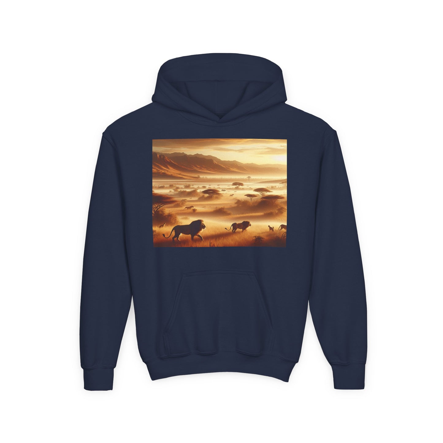 Lions Youth Hoodie - Heavy Blend Sweatshirt