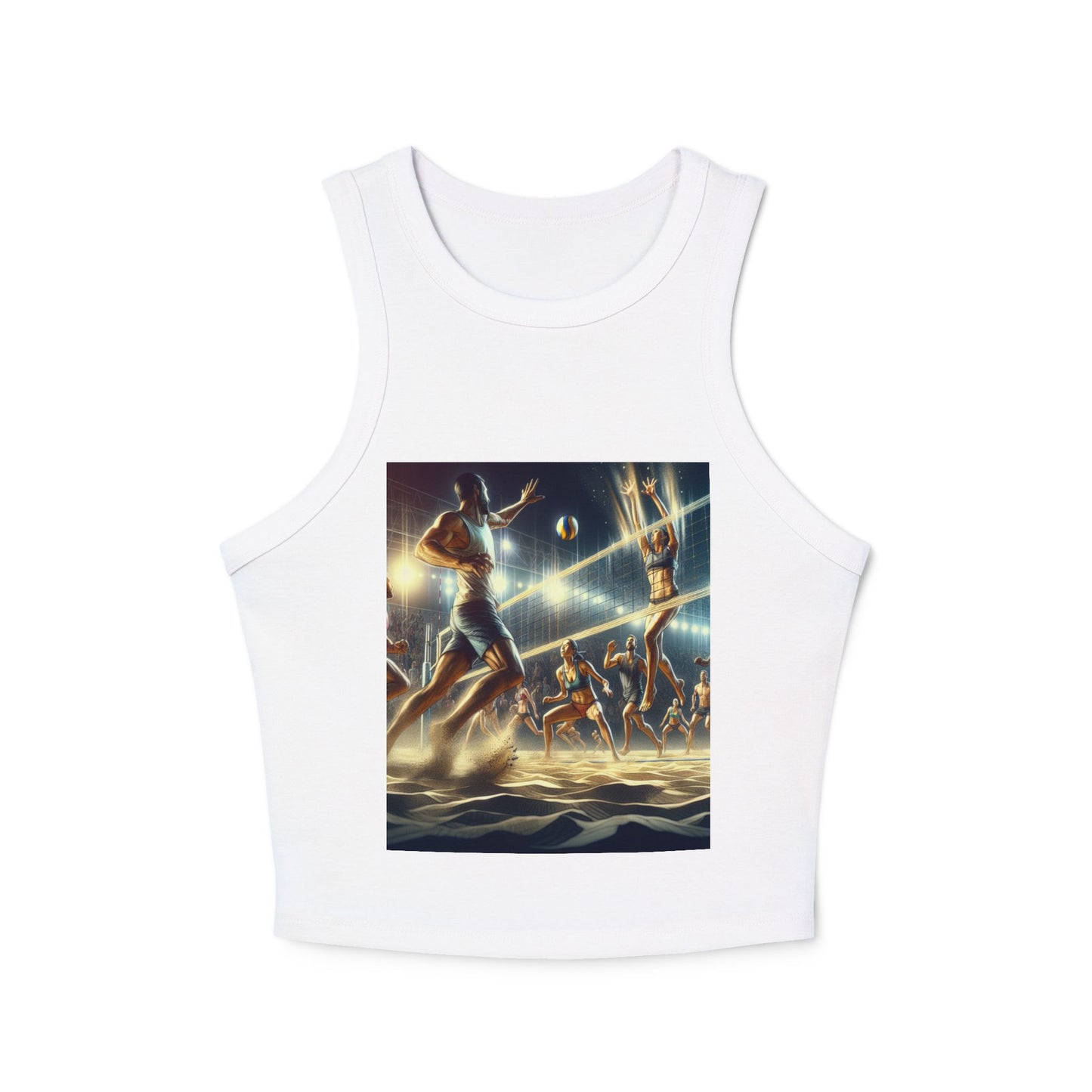Volleyball Women's Micro Rib Racer Tank Top