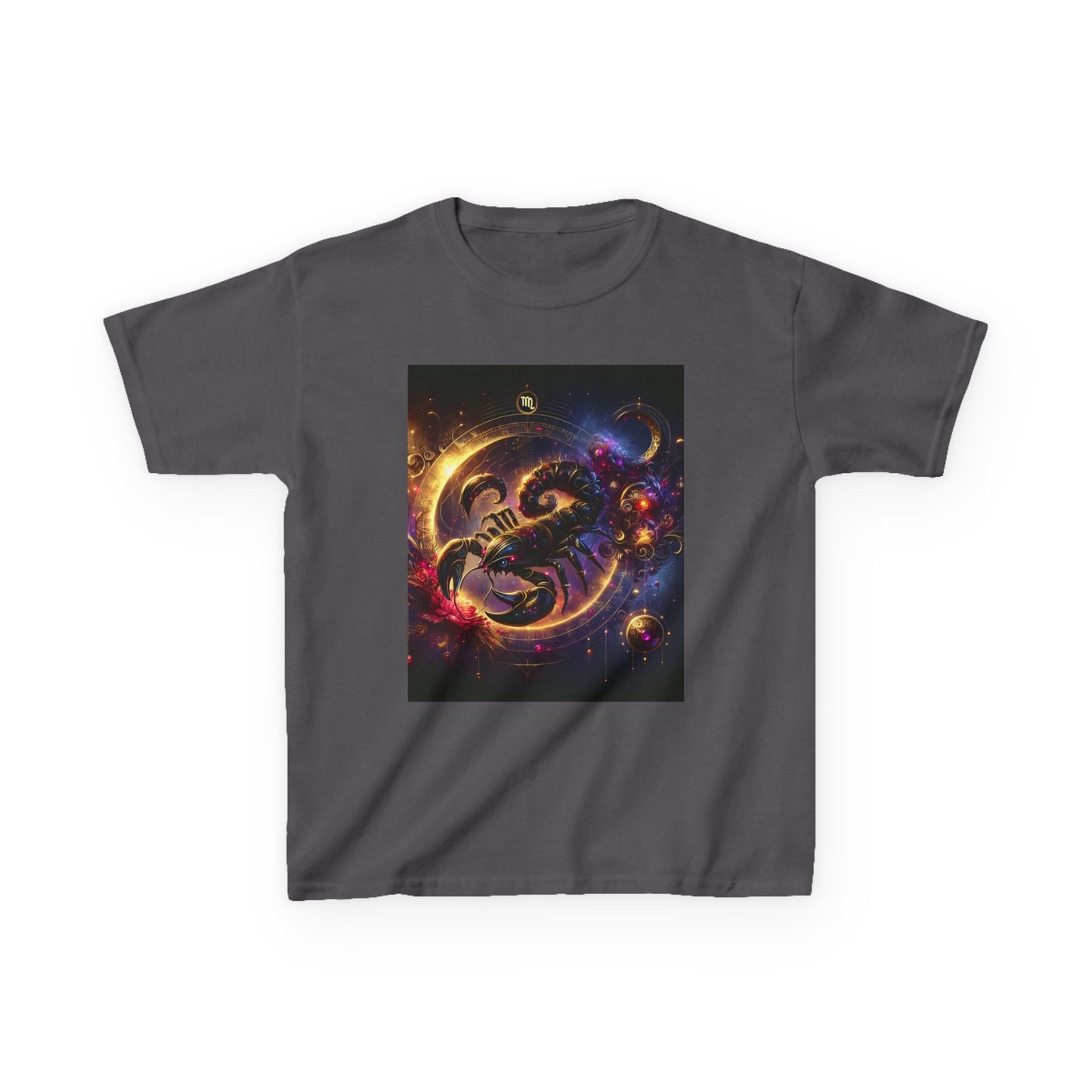 Scorpio Horoscope Kids Tee - Cosmic Zodiac T-Shirt for Astrology Lovers, Birthday Gift, Everyday Wear, Reference Guide, Unique Design