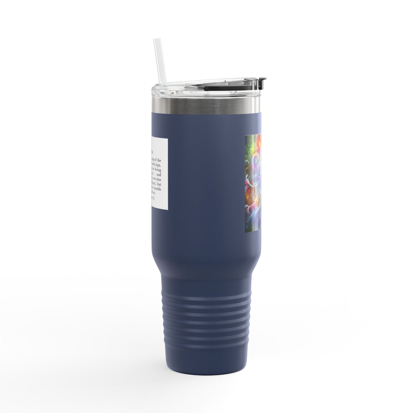 Virgo Insulated Travel Mug, 40oz, Perfect for Zodiac Fans, Coffee, Tea, Water