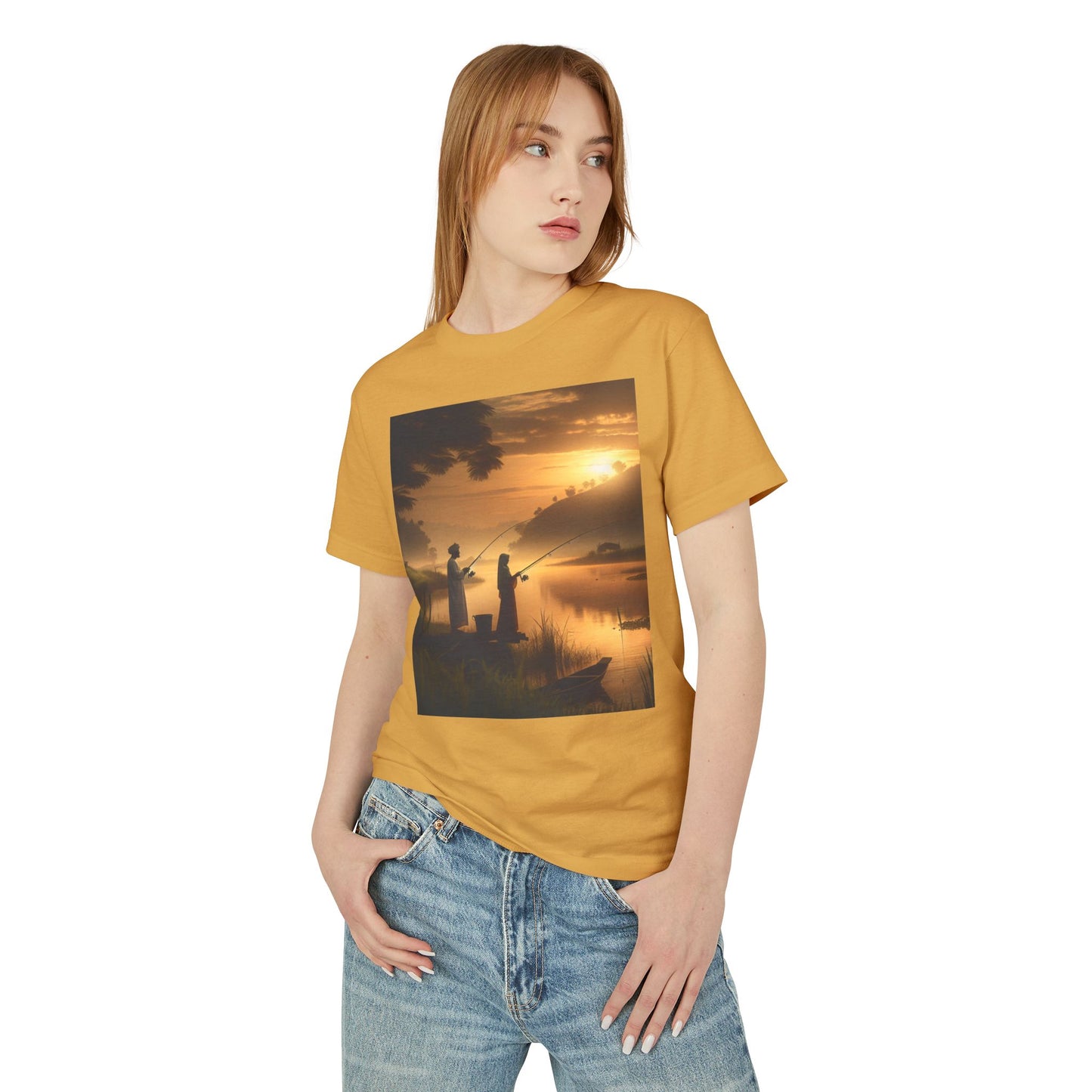 Fishing Heavyweight Tee - Unisex Garment-Dyed Shirt