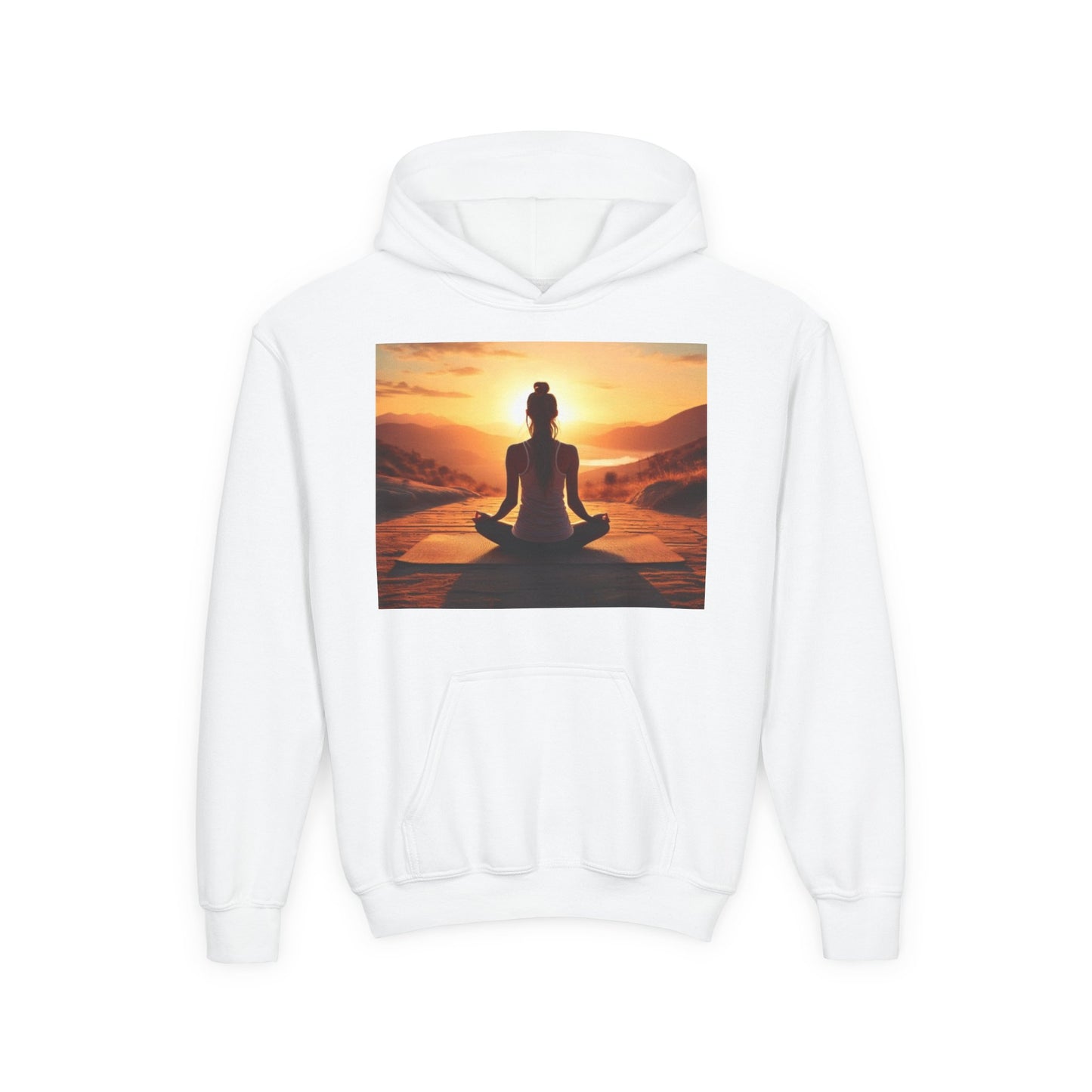 Yoga Youth Hoodie - Heavy Blend Sweatshirt