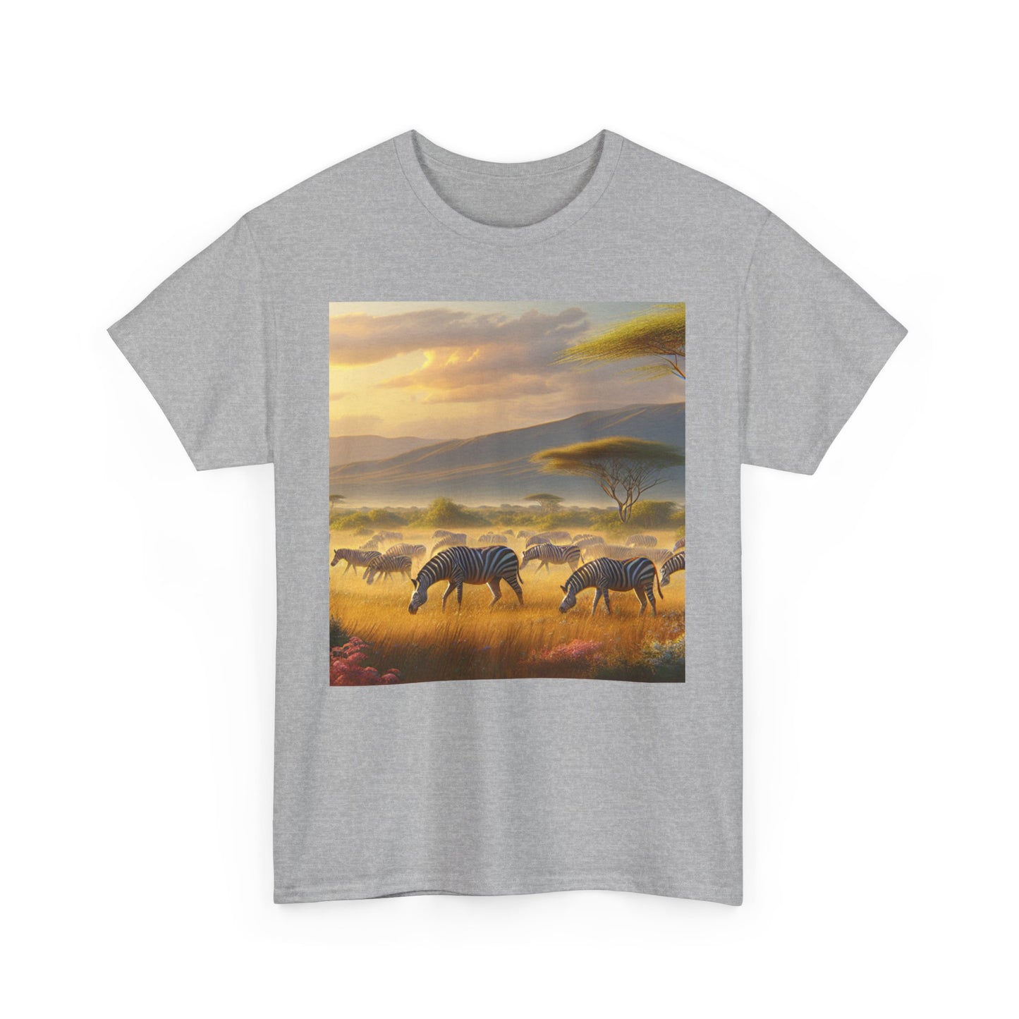 Zebras Women's Heavy Cotton Tee