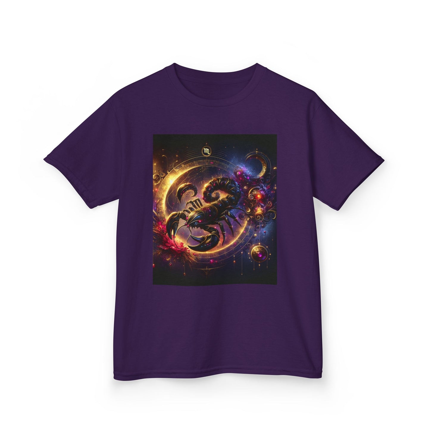 Scorpio Horoscope Kids Tee - Cosmic Zodiac T-Shirt for Astrology Lovers, Birthday Gift, Everyday Wear, Reference Guide, Unique Design