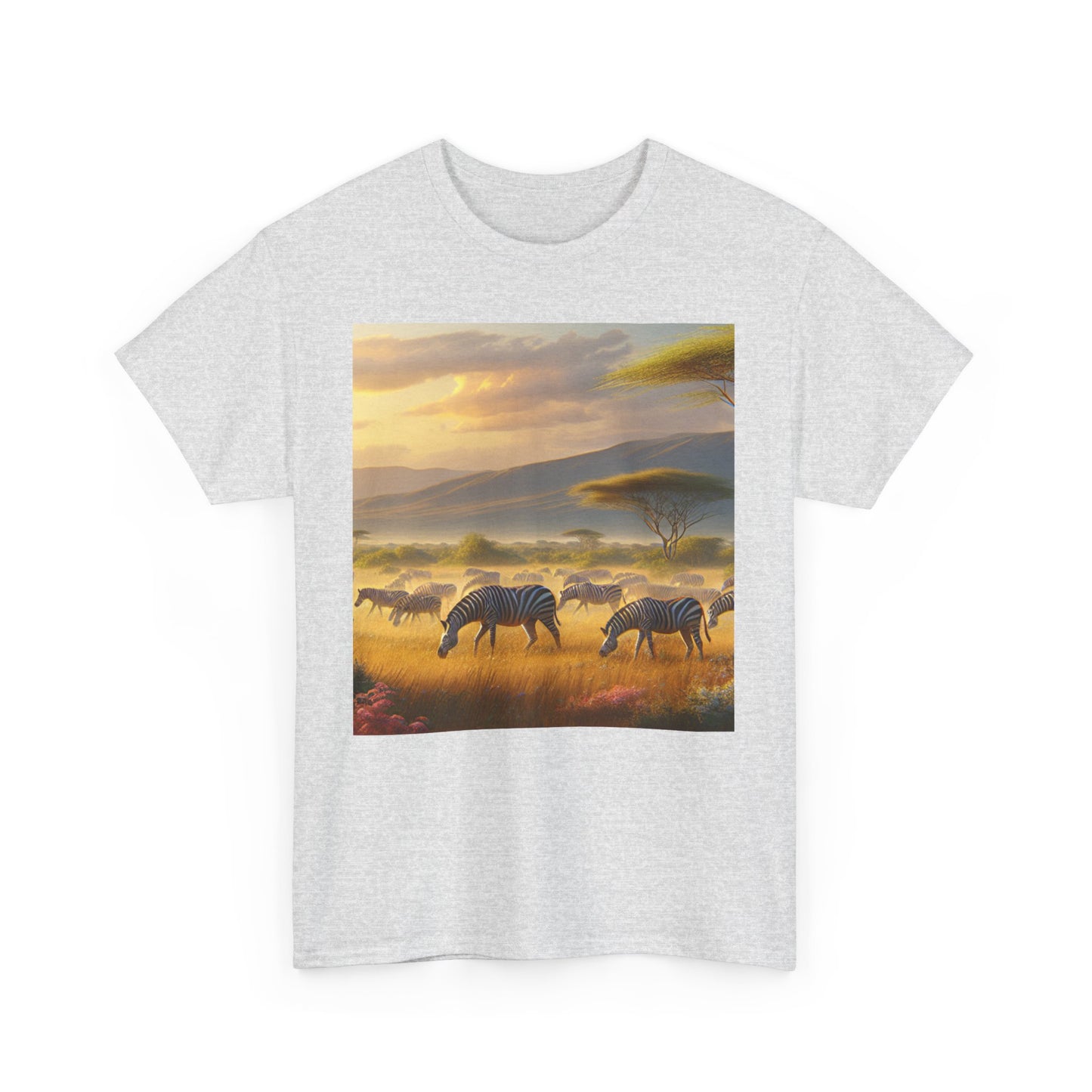 Zebras Women's Heavy Cotton Tee