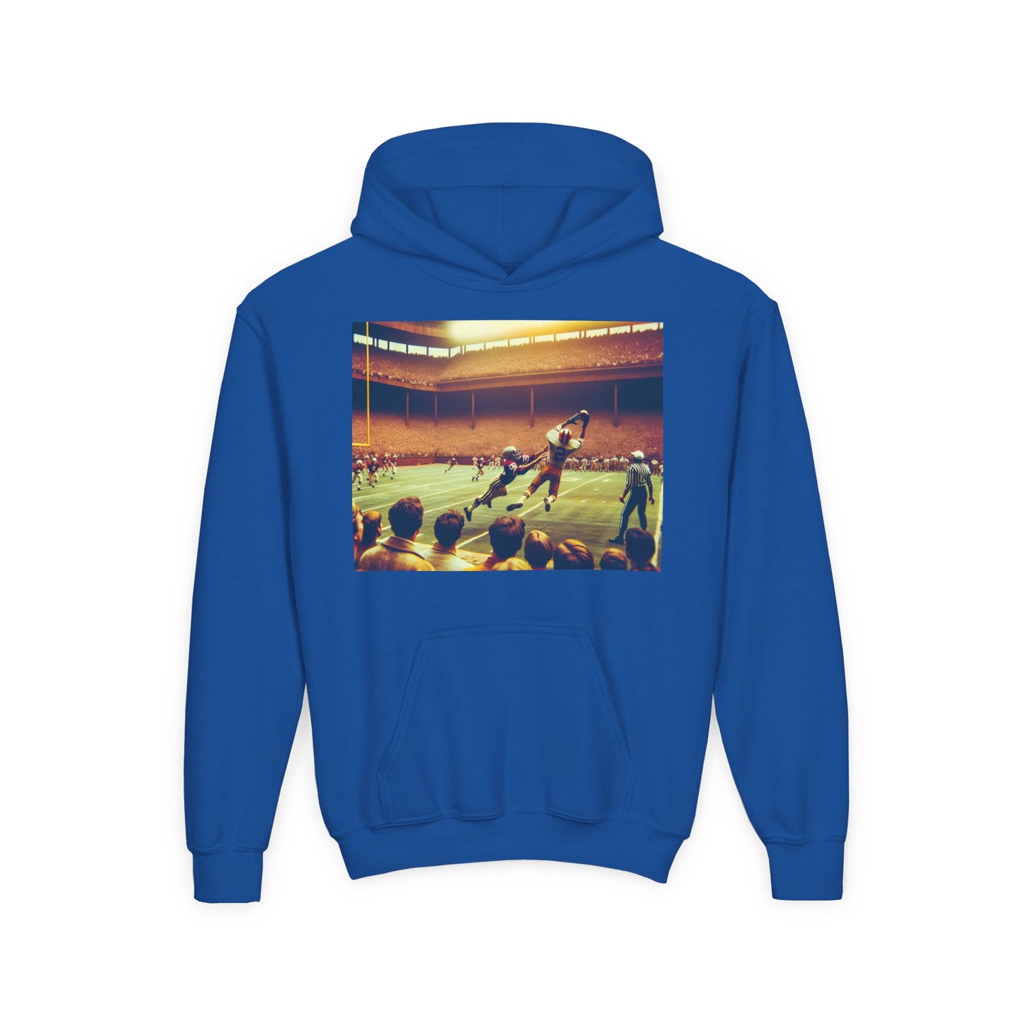 Football Youth Hoodie - Heavy Blend Sweatshirt