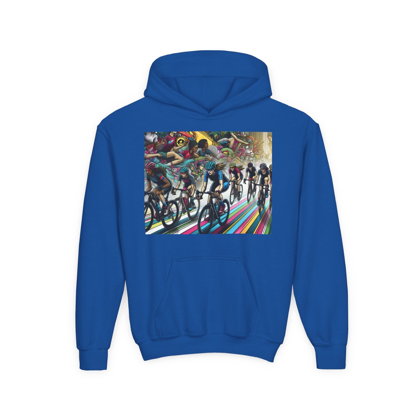 Cycling Youth Hoodie - Heavy Blend Sweatshirt