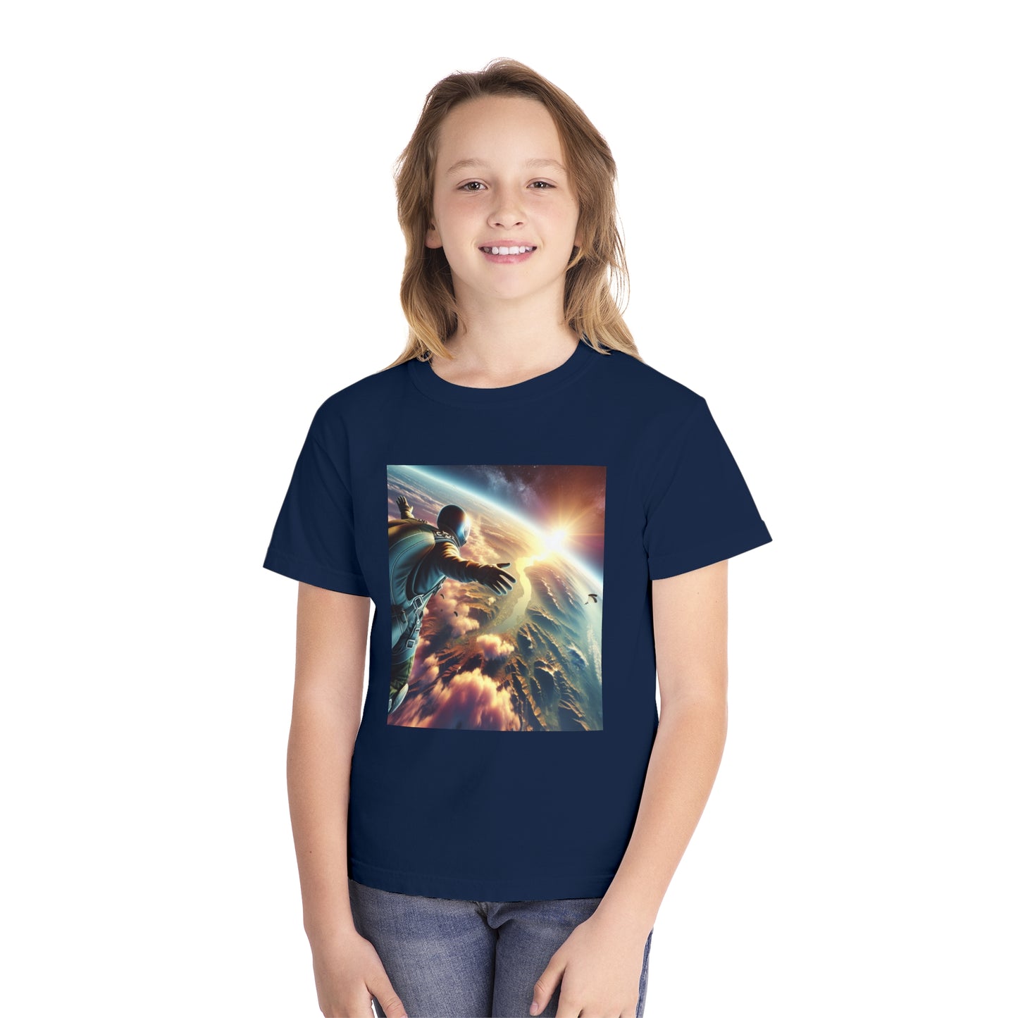 Sky Diving Youth Midweight Tee