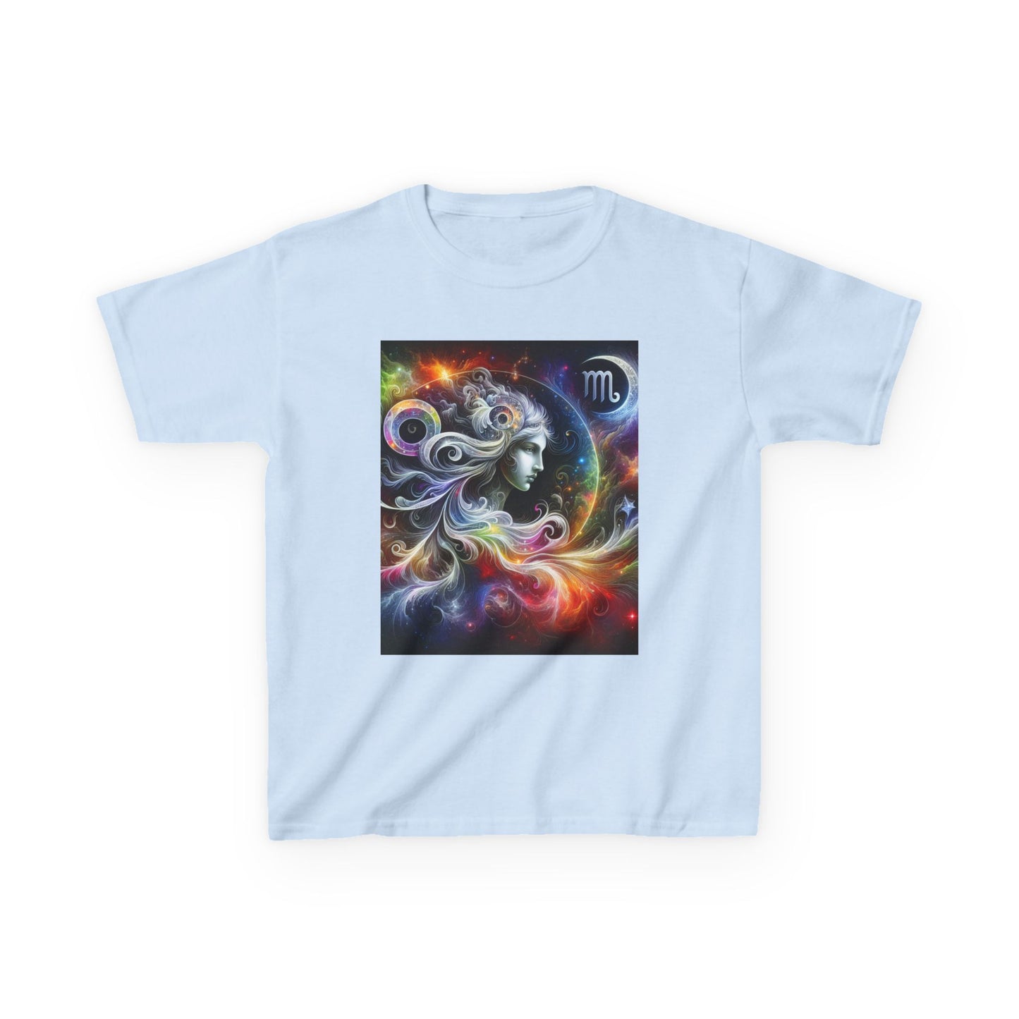 Virgo Horoscope Kids Tee - Cosmic Zodiac T-Shirt for Astrology Lovers, Birthday Gift, Everyday Wear, Reference Guide, Unique Design