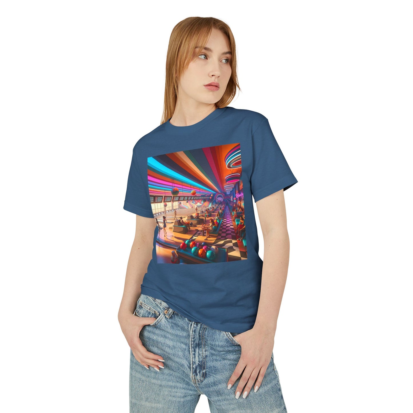 Bowling Heavyweight Tee - Unisex Garment-Dyed Shirt