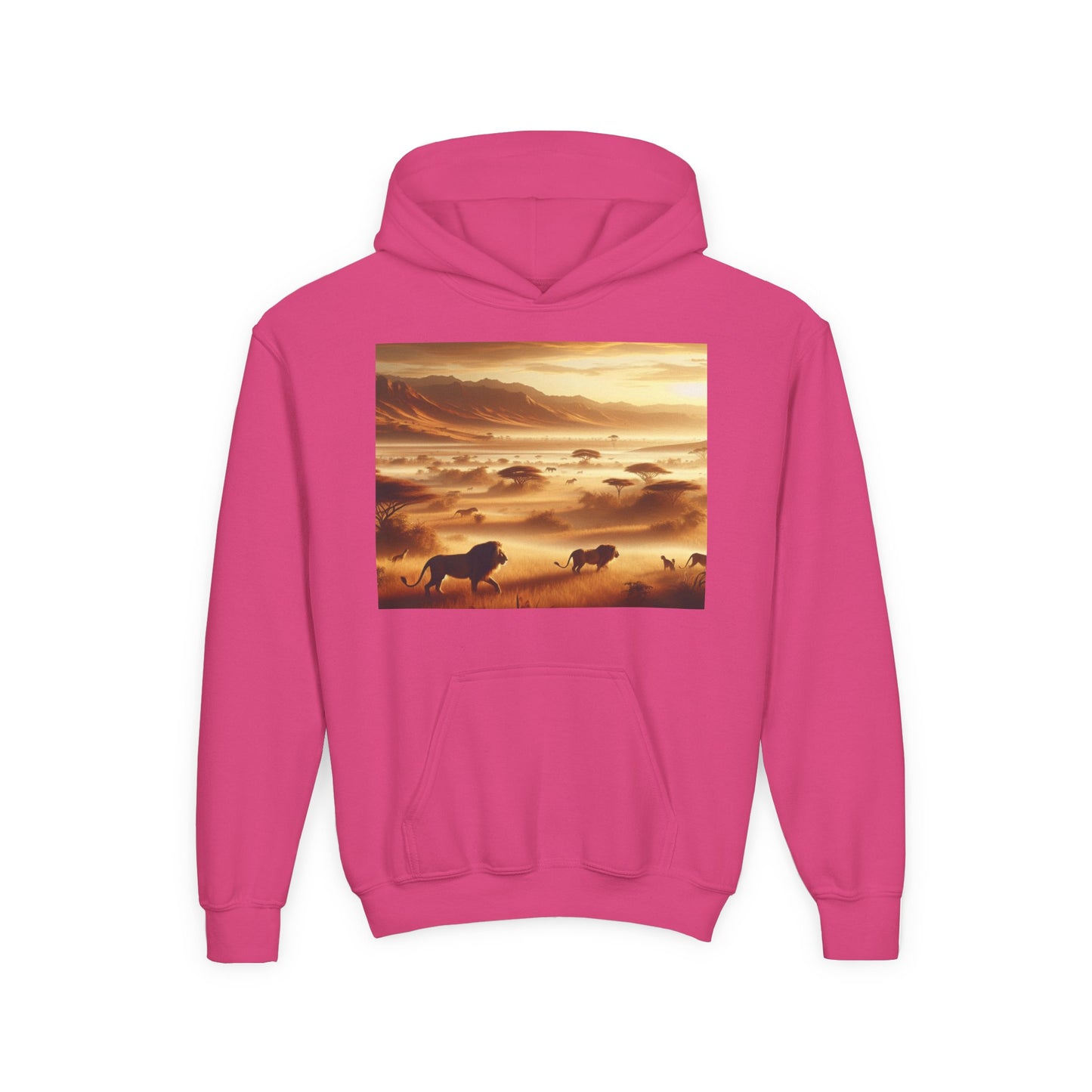 Lions Youth Hoodie - Heavy Blend Sweatshirt
