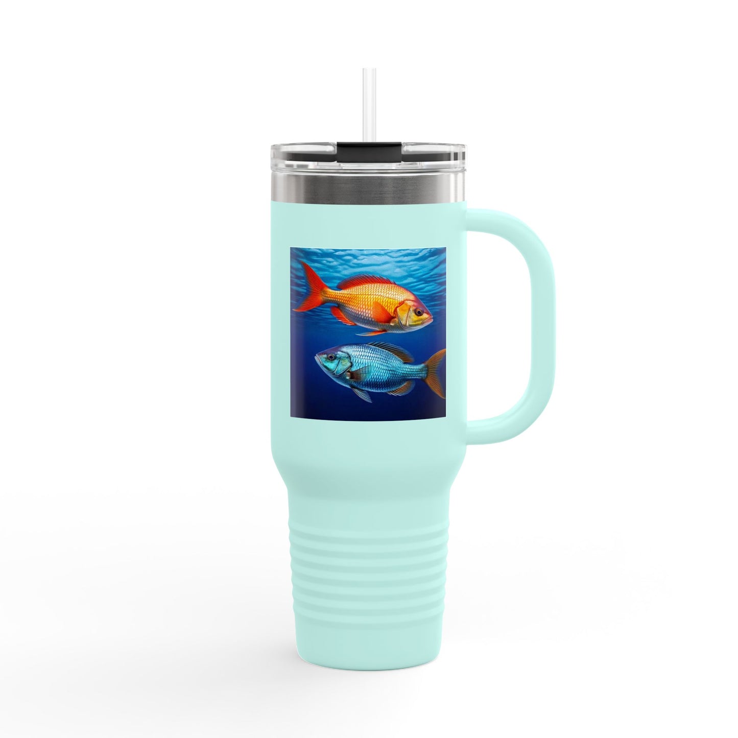 Pisces Insulated Travel Mug, 40oz, Perfect for Zodiac Fans, Coffee, Tea, Water