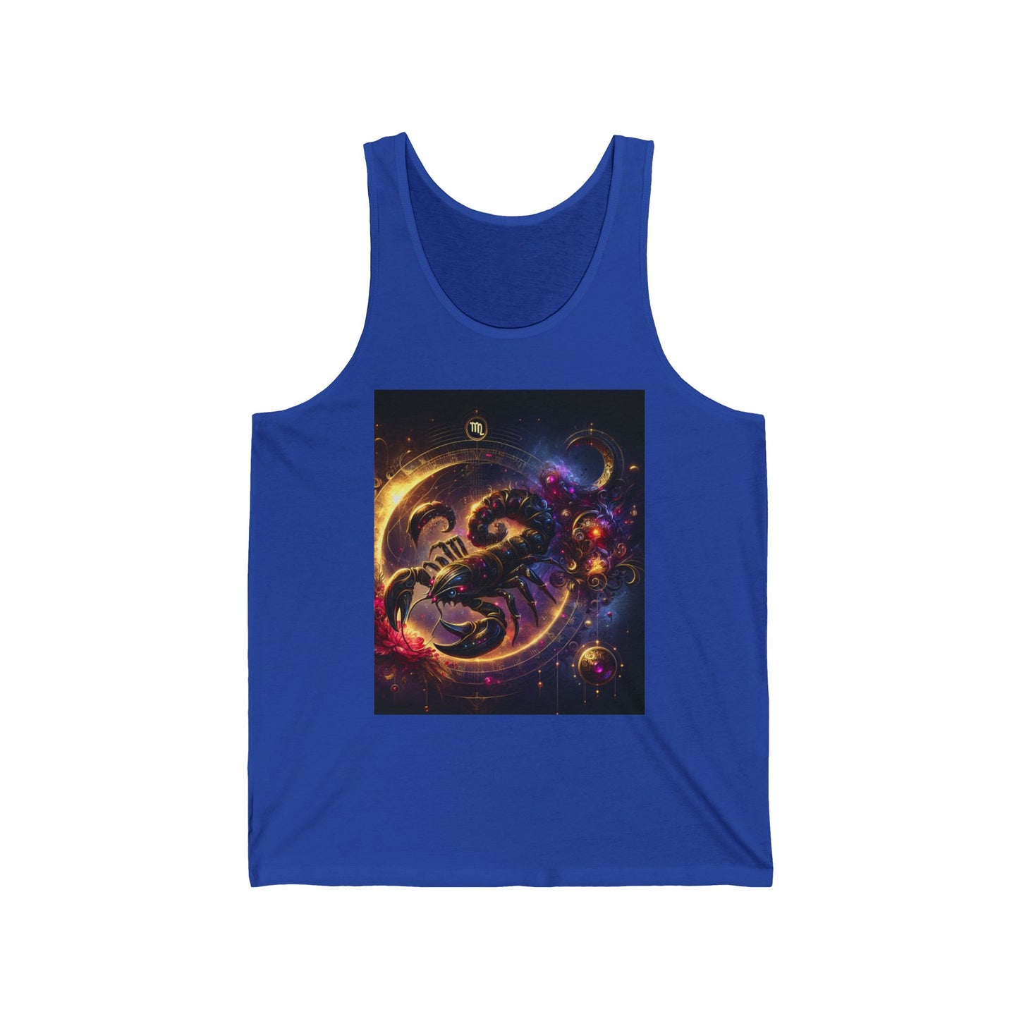 Scorpio Unisex Jersey Tank Top - Perfect for Festivals & Casual Wear