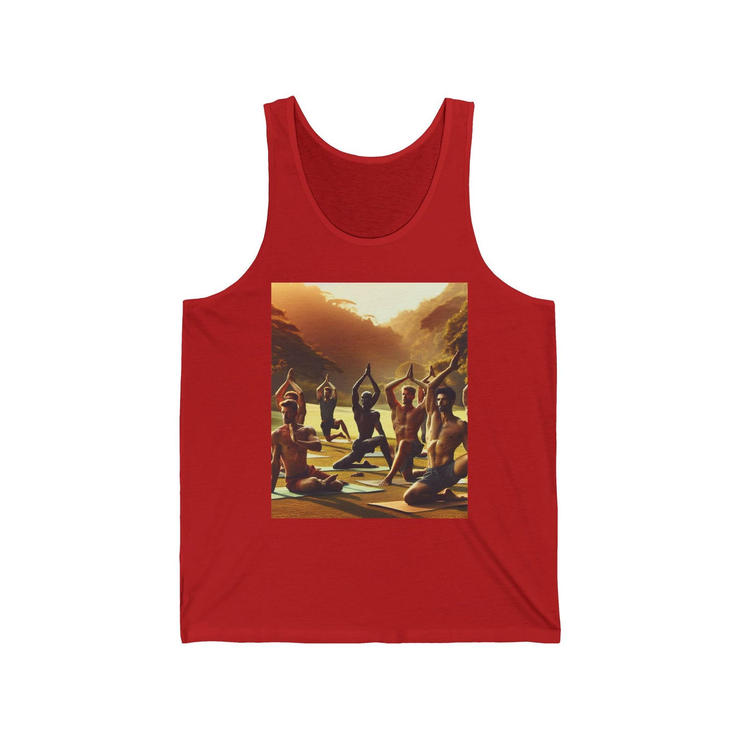 Yoga Unisex Jersey Tank Top - Perfect for Festivals & Casual Wear