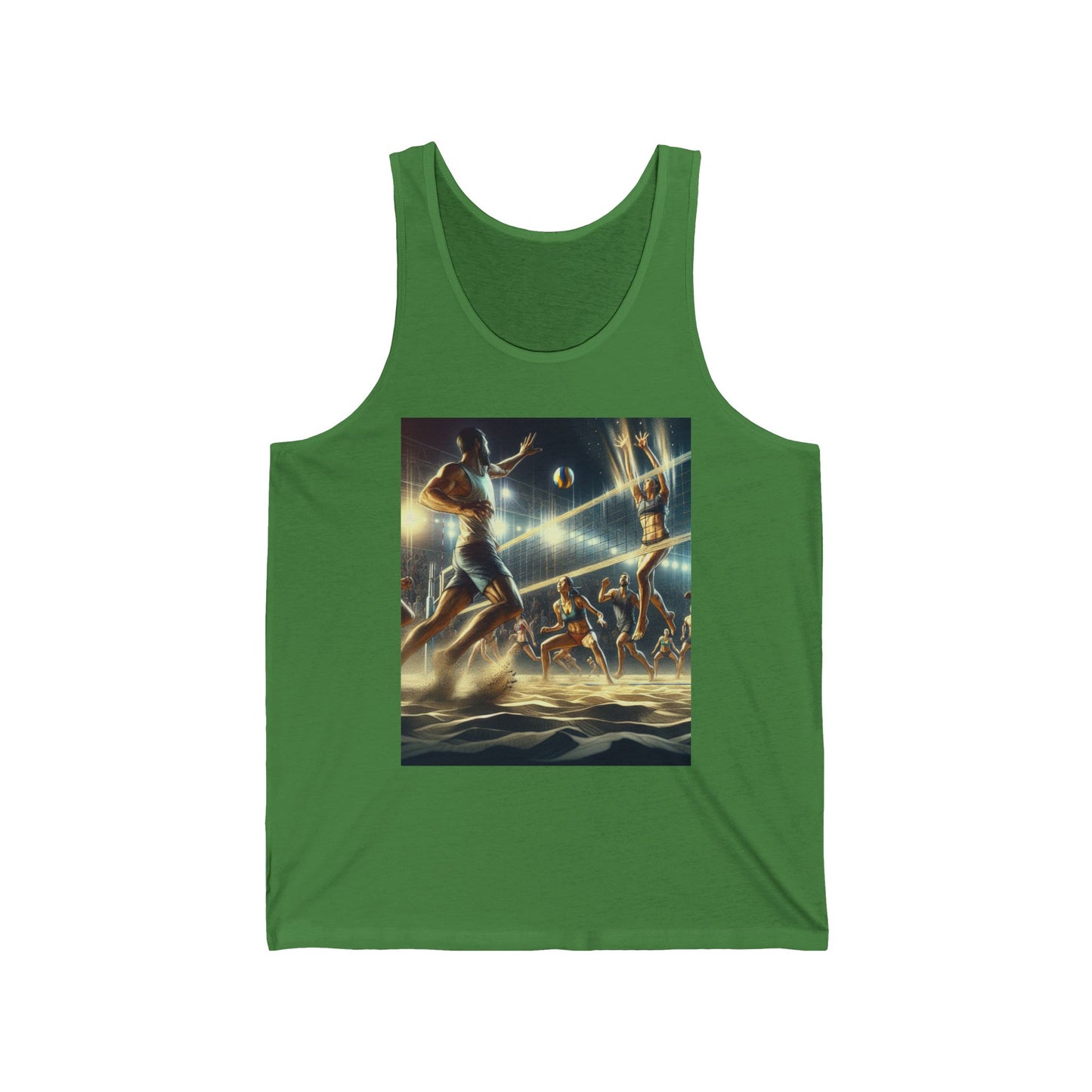 Volleyball Unisex Jersey Tank Top - Perfect for Festivals & Casual Wear