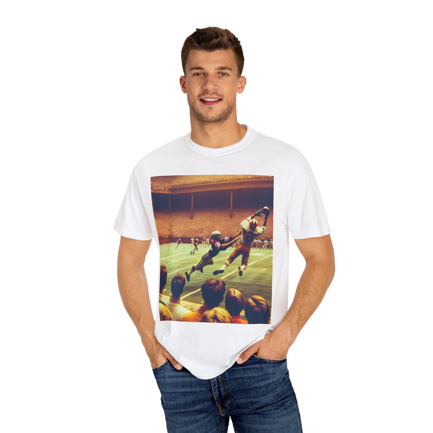 Vintage Football Unisex T-shirt, Retro Sports Tee, Fitness Apparel, Game Day Wear, Festival Outfit