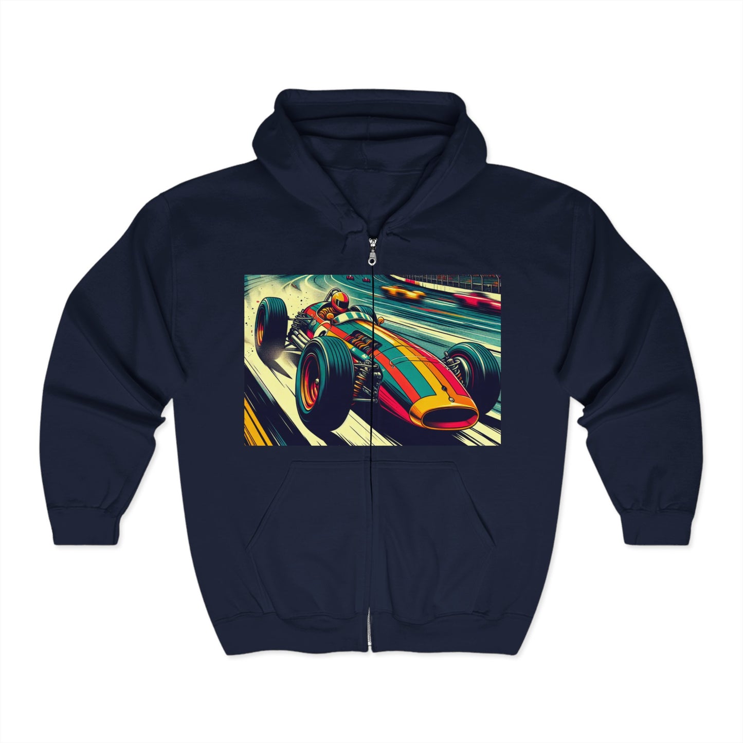 F1 Unisex Heavy Blend™ Full Zip Hooded Sweatshirt