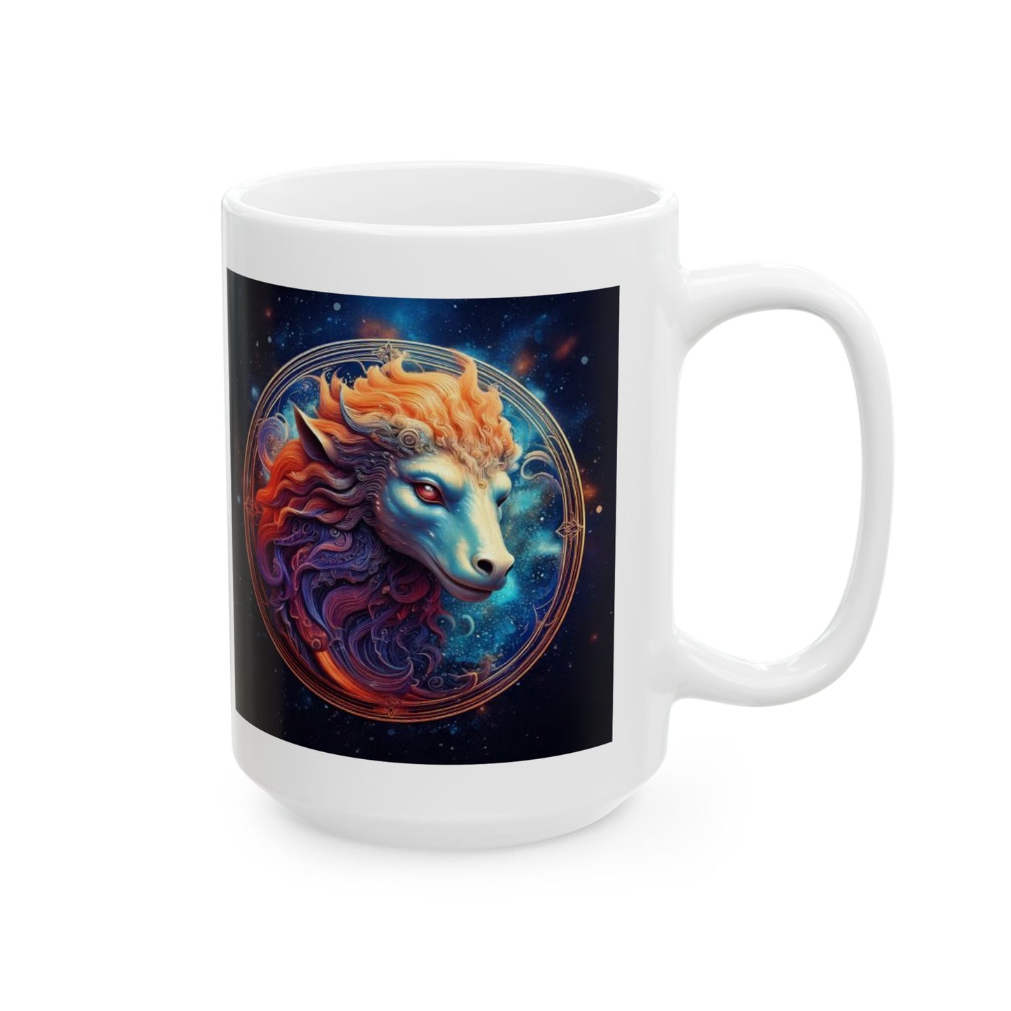 Aquarius Zodiac Ceramic Mug, Astrology Coffee Cup, Horoscope Drinkware for Aquarius Lovers, January/February Birthday Gift,