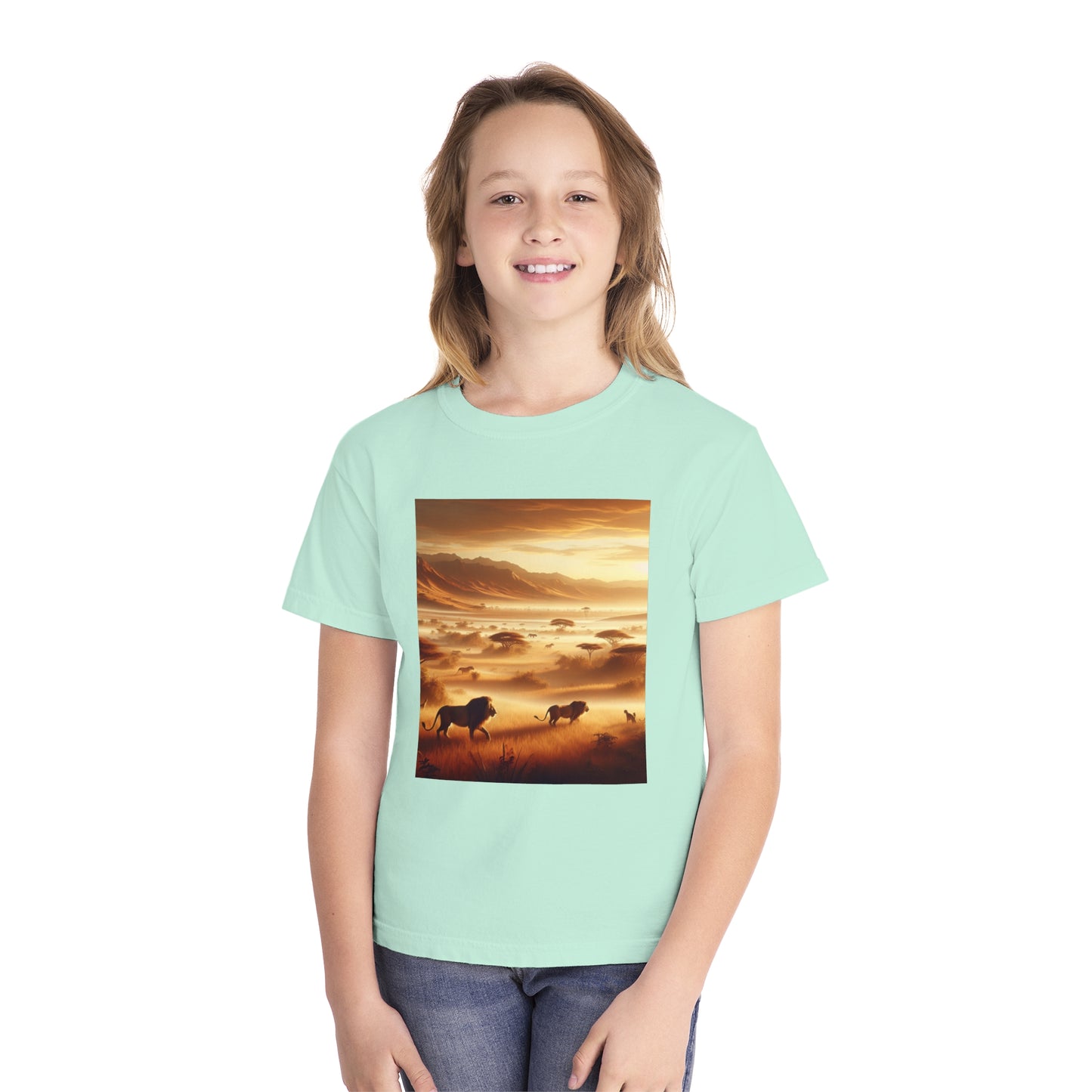 Lions Youth Midweight Tee